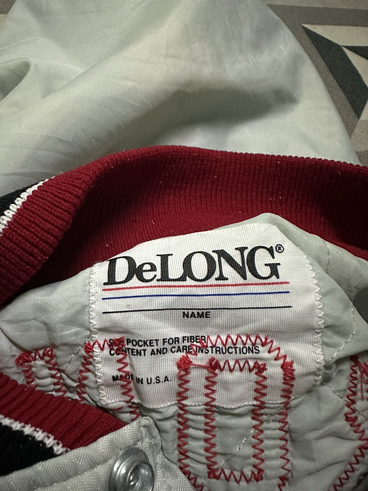 Vintage Vintage Delong varsity jacket Size US M / EU 48-50 / 2 - 7 Thumbnail