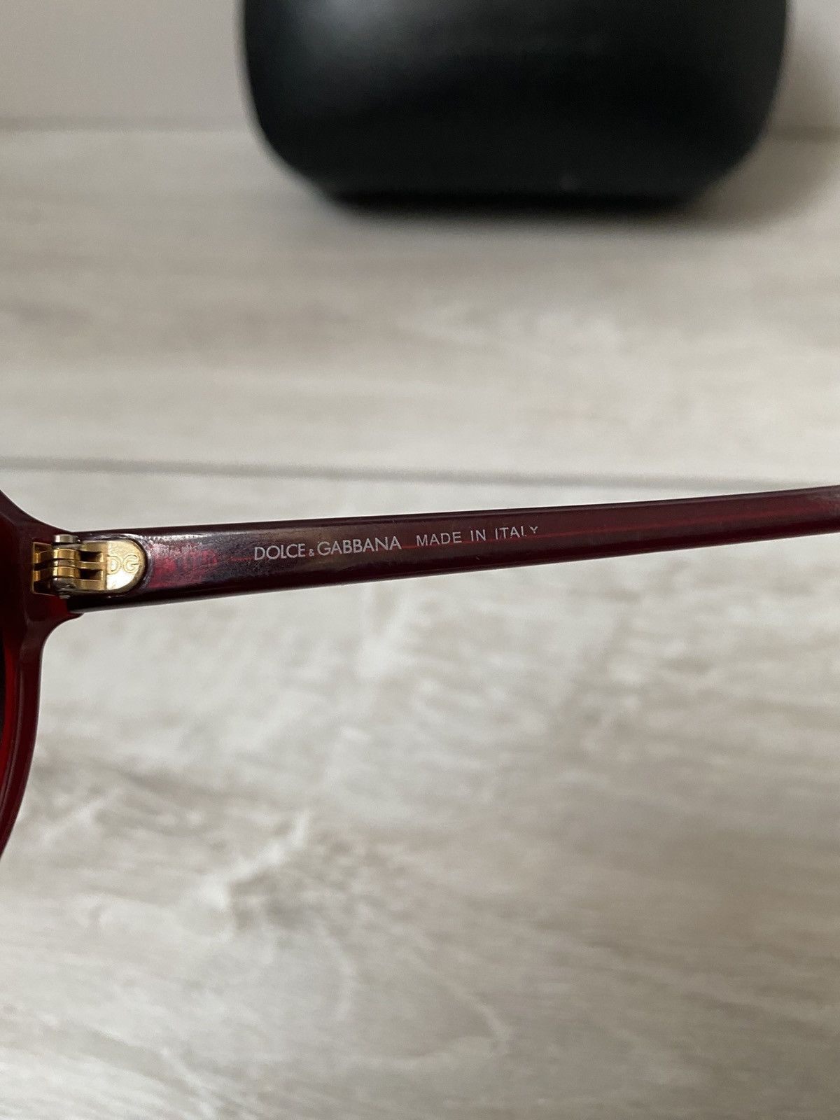Dolce & Gabbana Dolce&Gabbana vintage red black glasses Size ONE SIZE - 7 Thumbnail