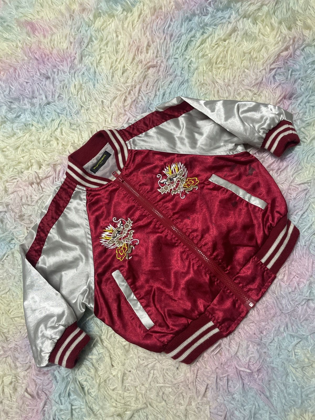 Japanese Brand Kids sukajan dragon jacket Size US XXS / EU 40 - 5 Thumbnail