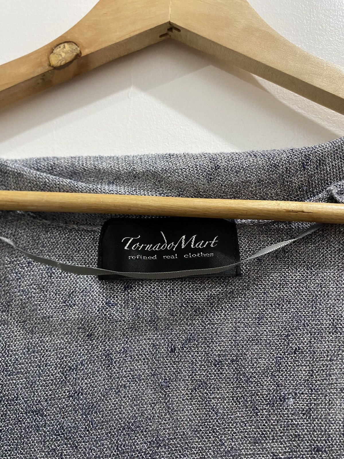 Tornado Mart RARE ARCHIVE TORNADO MART DRAPE KNIT SHIRT Size L / US 10 / IT 46 - 5 Thumbnail