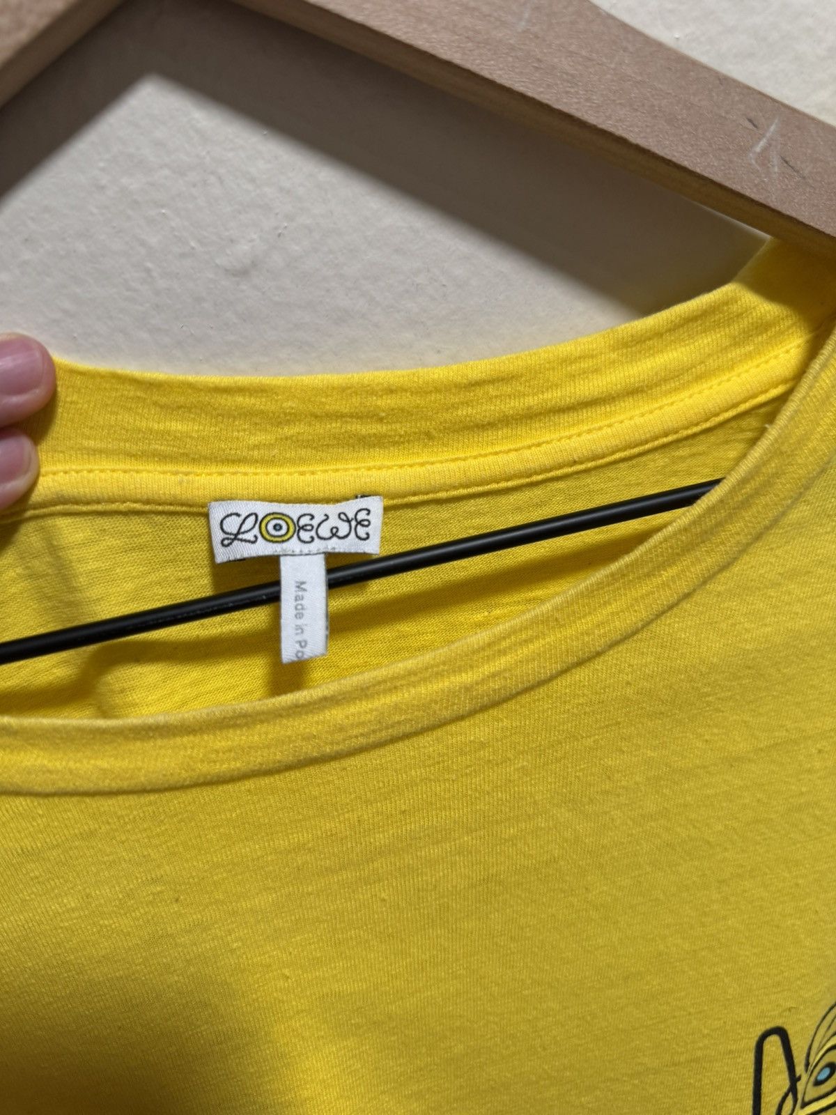 Loewe Loewe ELN EYE Nature Logo Longsleeve T-Shirt Yellow Size US L / EU 52-54 / 3 - 4 Thumbnail