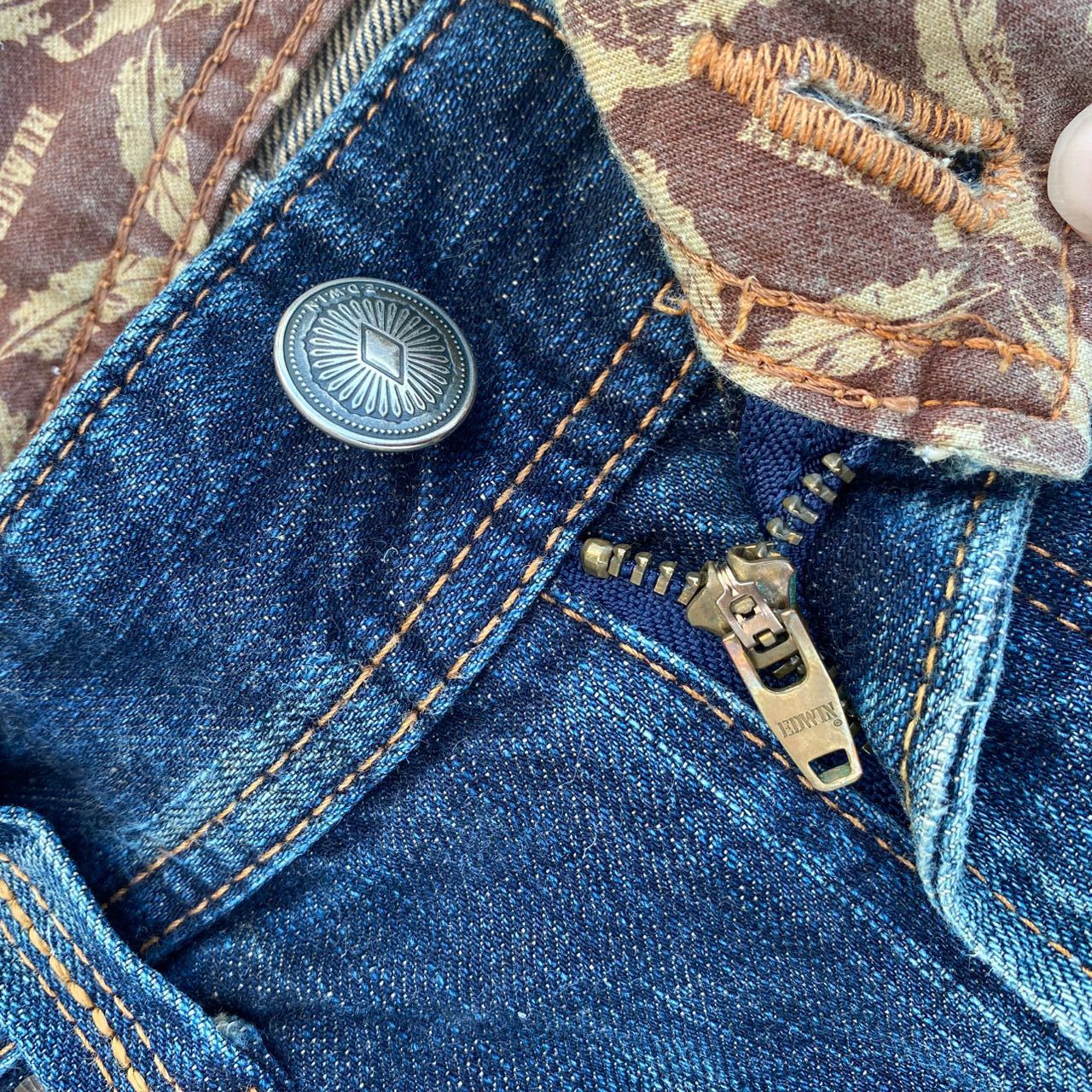 If Six Was Nine Flare Vintage Edwin Flared Distressed Denim Size US 30 / EU 46 - 11 Thumbnail