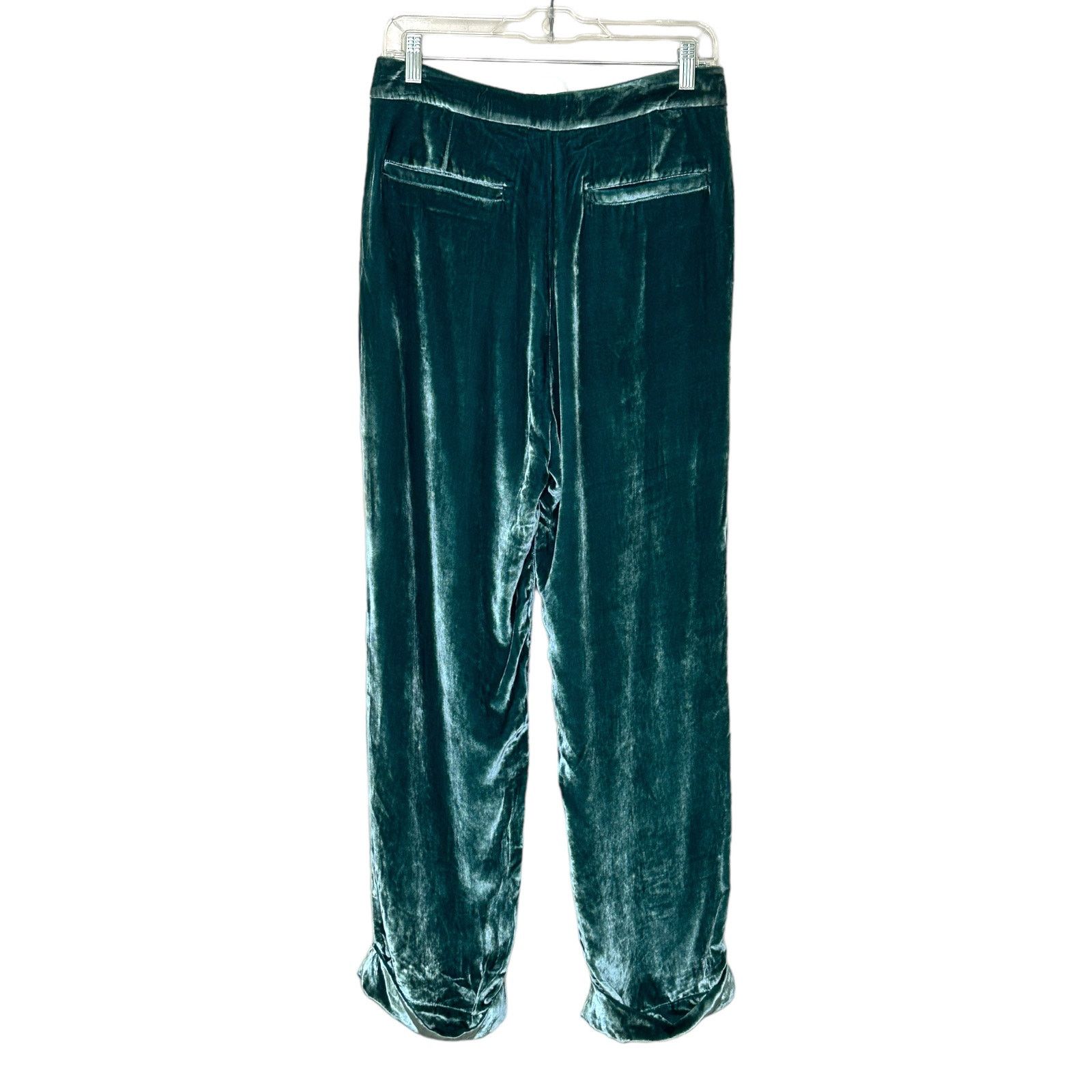 Current/Elliot Current Elliot velvet pleated high waist pants size 1- US 4 Size 27" / US 4 / IT 40 - 9 Thumbnail