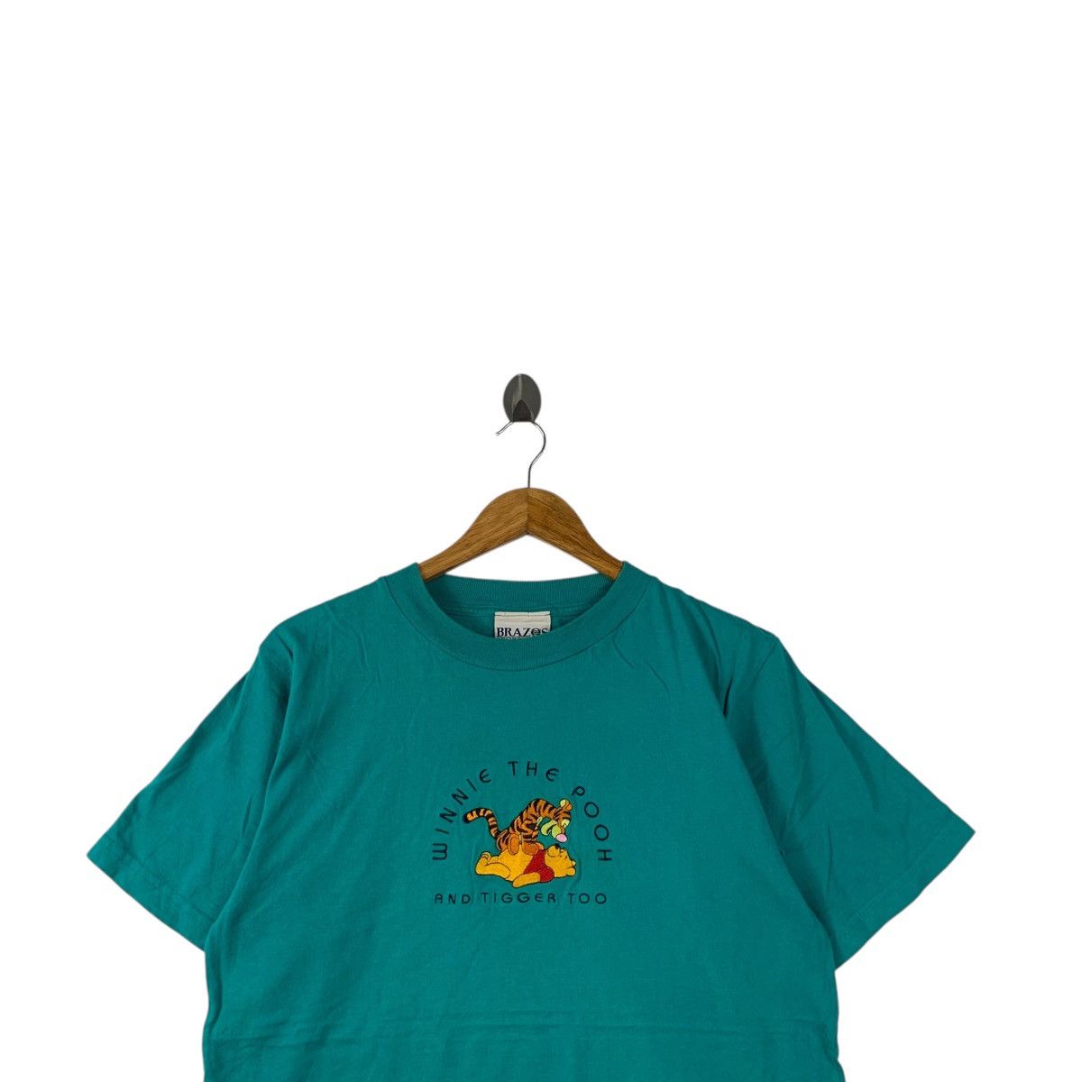 Vintage Vintage WINNIE THE POOH Tigger Embroidered Tee Shirt Top Size L / US 10 / IT 46 - 2 Thumbnail