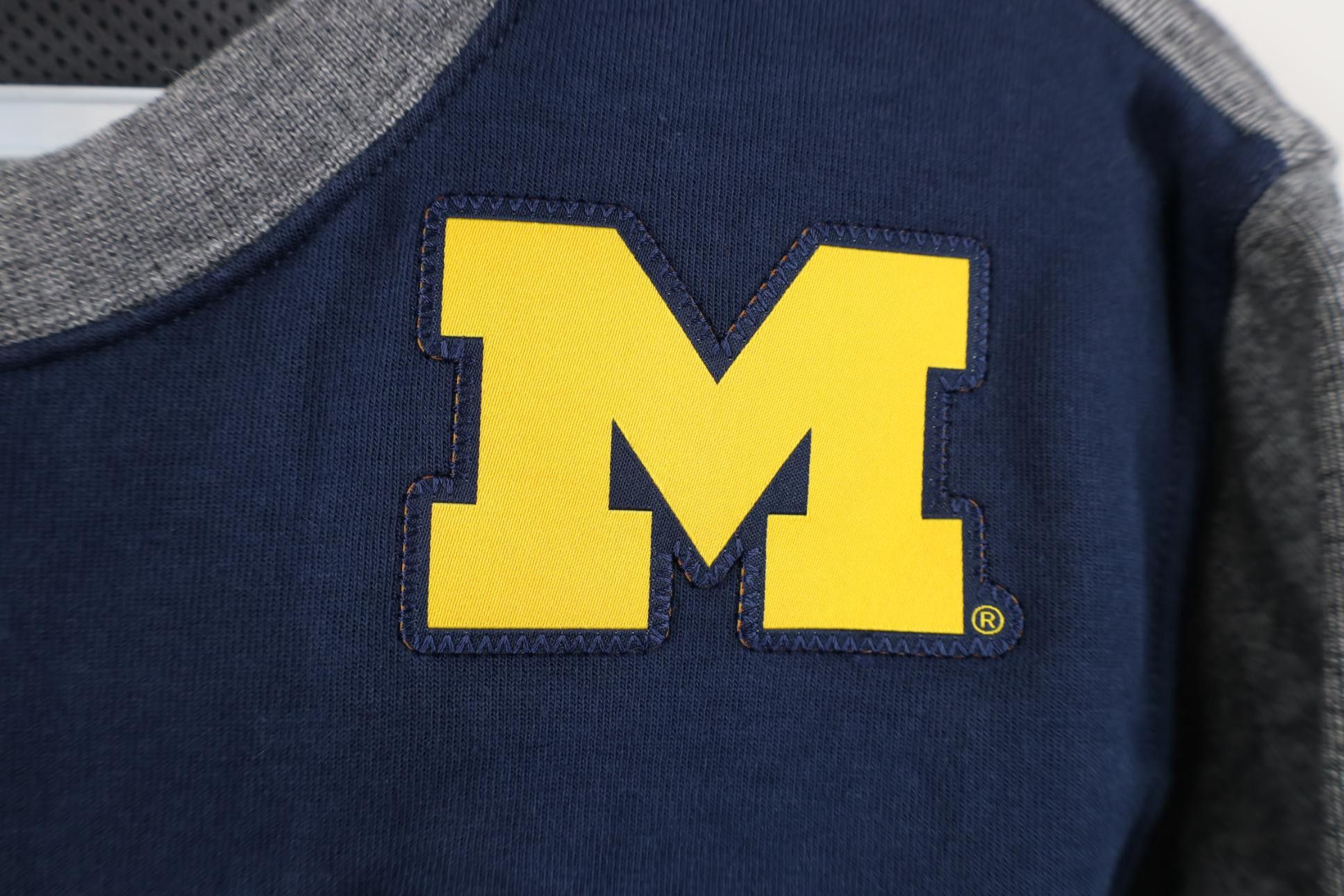 Nike Nike University of Michigan Crewneck Sweatshirt Color Block Size US S / EU 44-46 / 1 - 4 Thumbnail