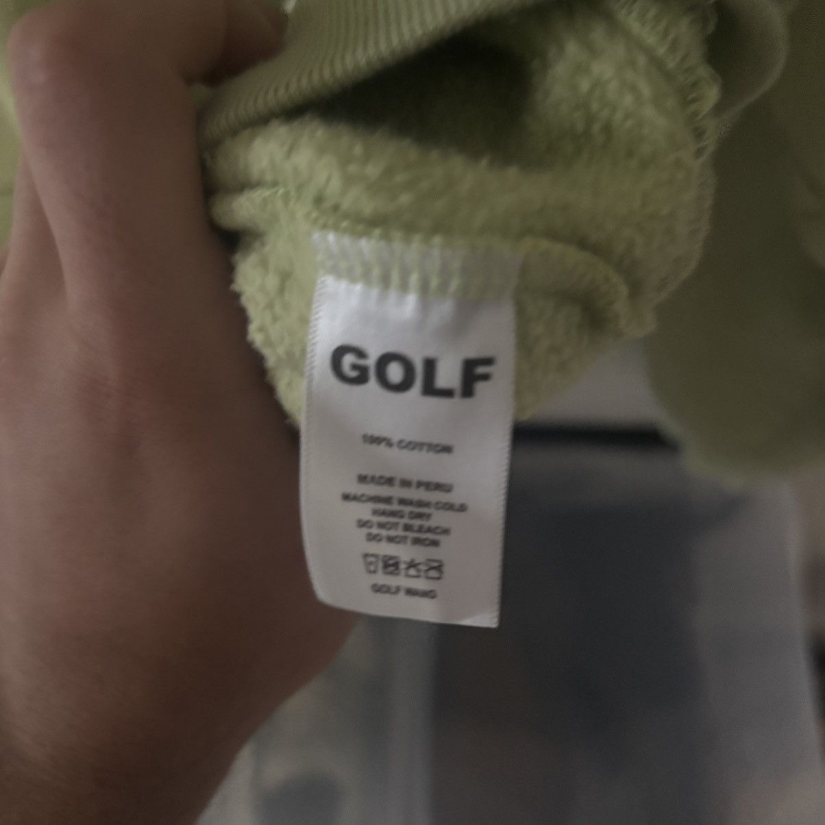 Golf Wang Golf Wang Men's Hoodie Green, Pullover Style Size X-Large Size US L / EU 52-54 / 3 - 4 Thumbnail