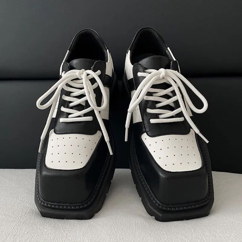 Designer × Japanese Brand Patchwork Fashion PU Leather Casual Boots Shoes Size US 10 / EU 43 - 7 Thumbnail