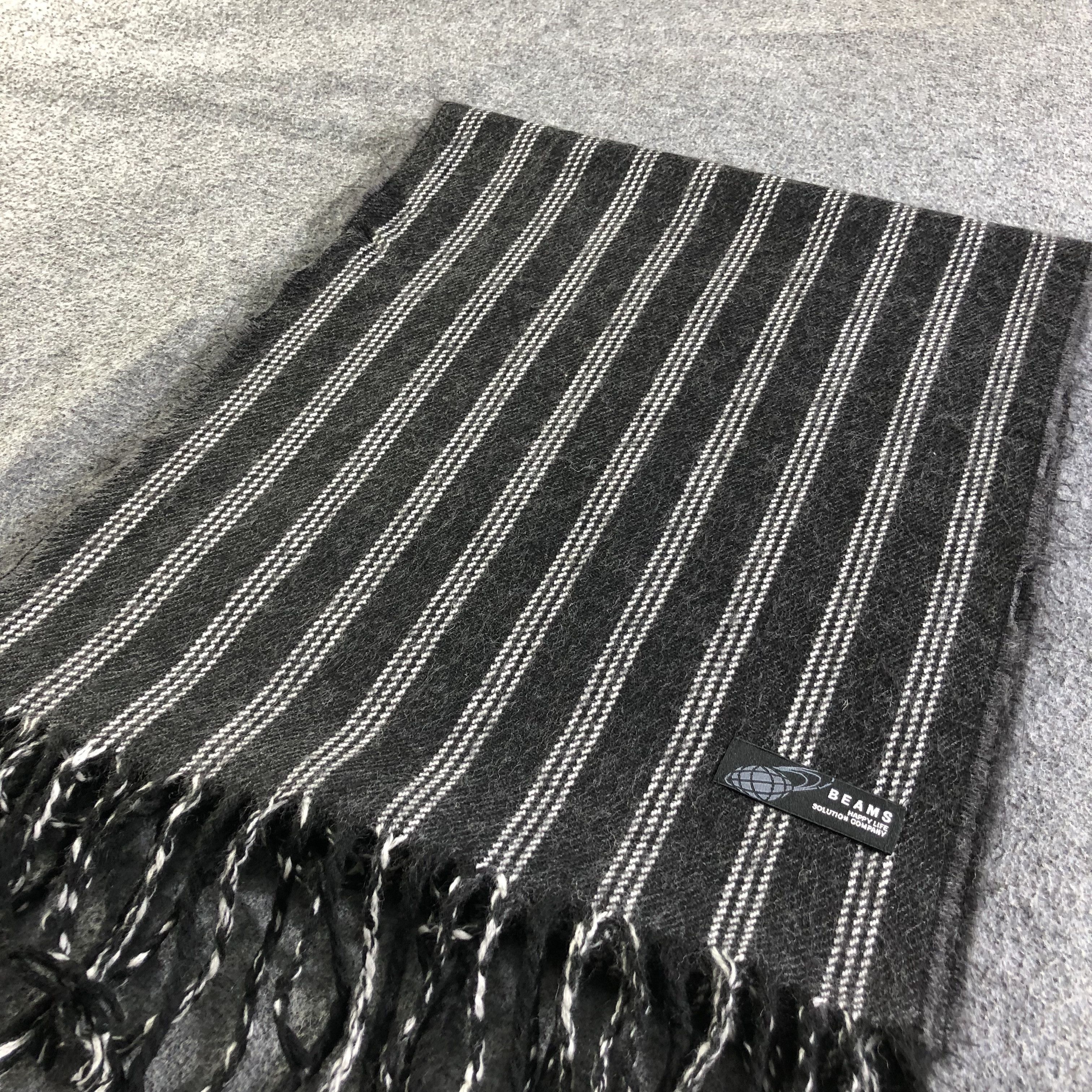 Beams Plus Beams Striped Scarf Muffler V1912 Size ONE SIZE - 3 Thumbnail
