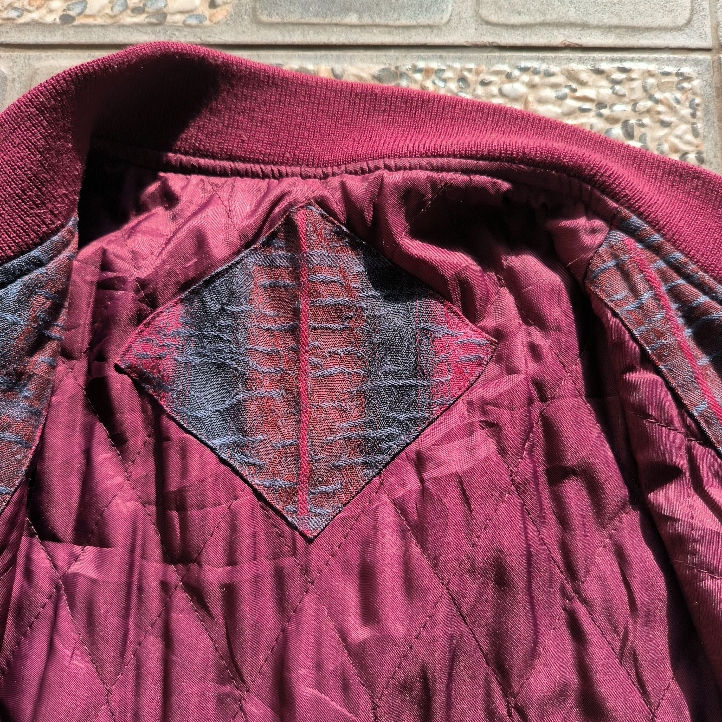 Adidas 🔥Rare🔥 Vintage 1990s Adidas Trefoil Burgundy Jacket Size US L / EU 52-54 / 3 - 6 Thumbnail