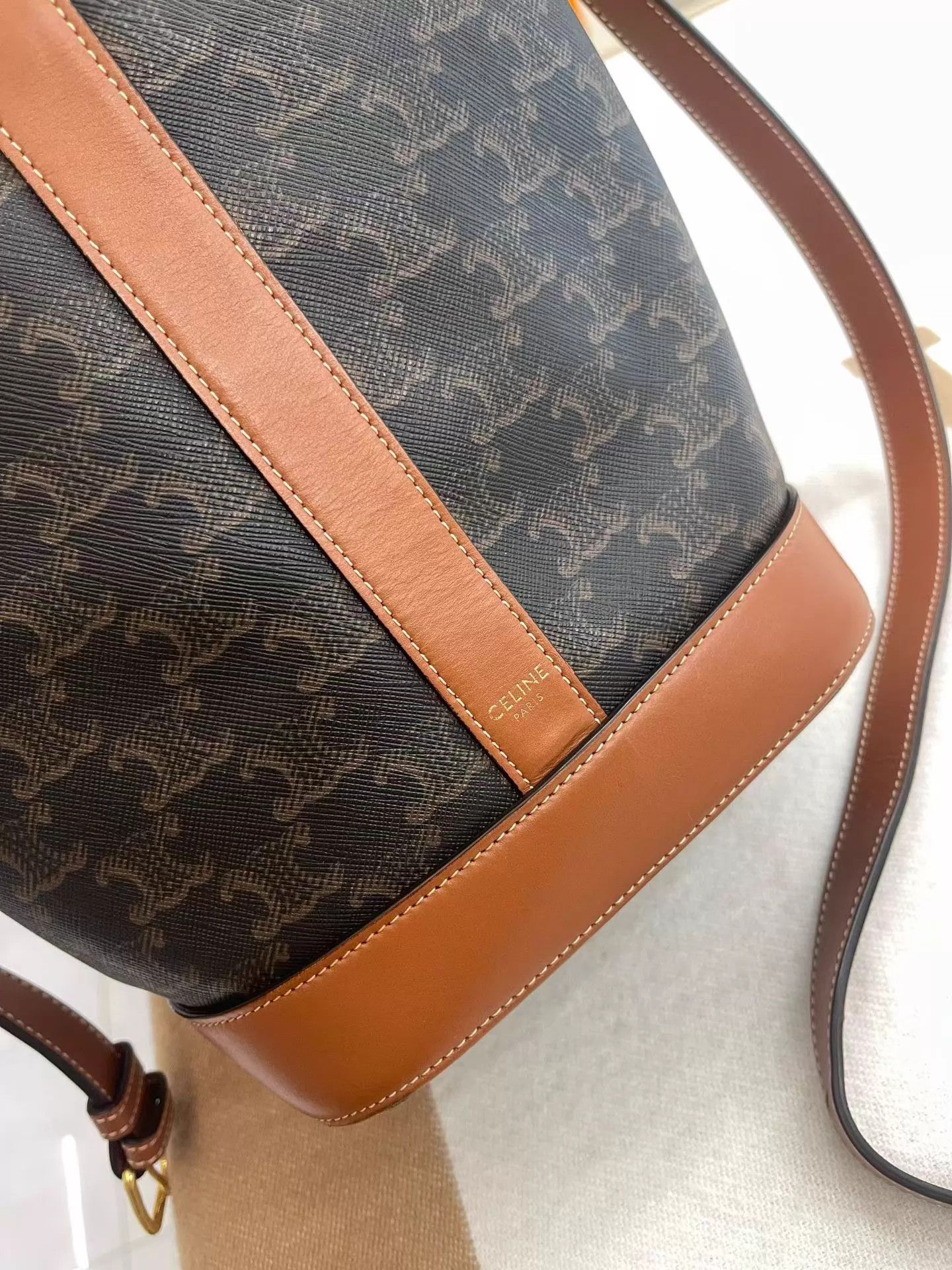 Celine Celine Bucket Bag 17x22x12cm AH107 Excellent Adjustable Size ONE SIZE - 6 Thumbnail