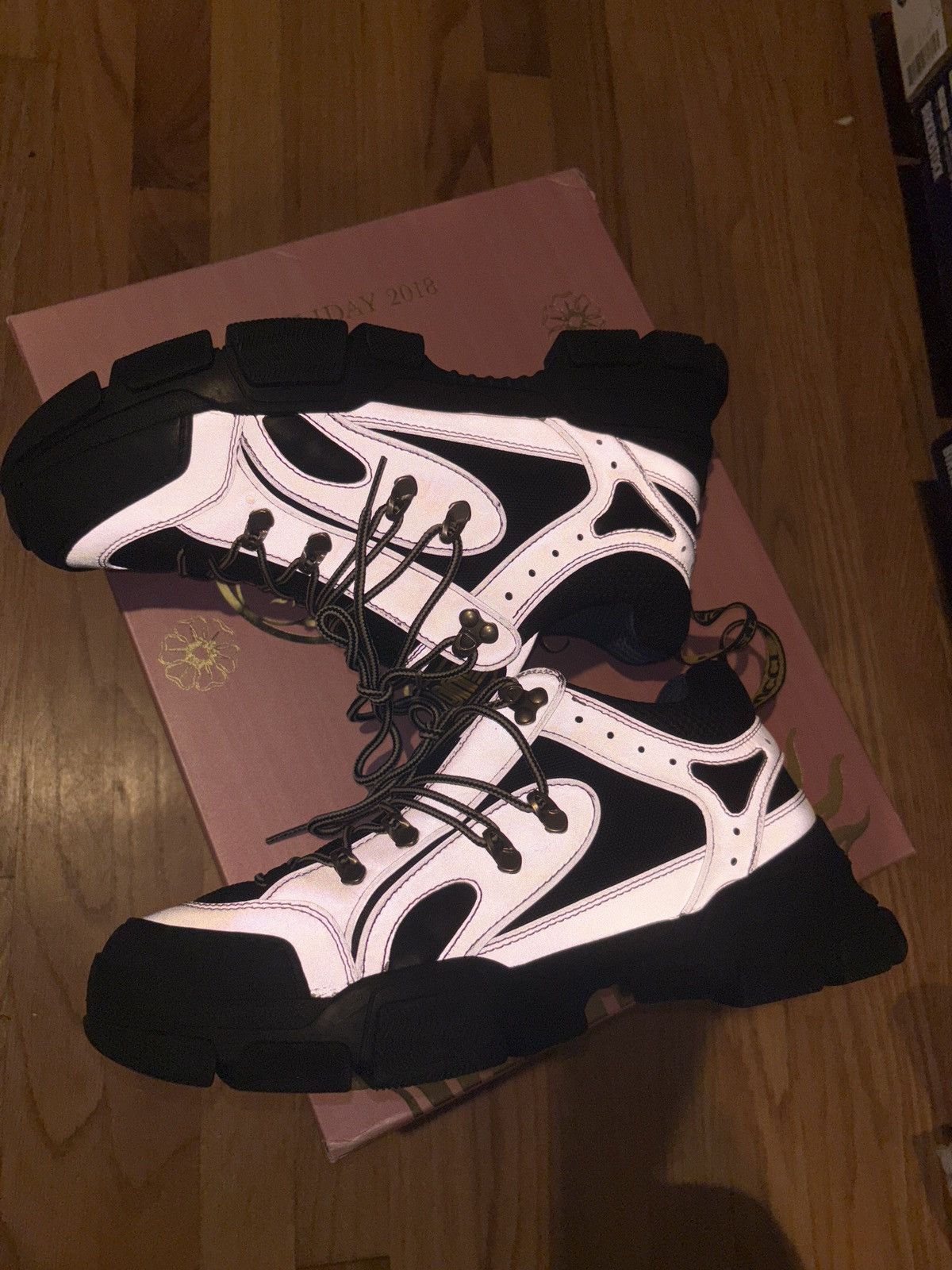Gucci Gucci reflective flashtrack size 9 special edition box 2018 Size US 9 / EU 42 - 12 Thumbnail