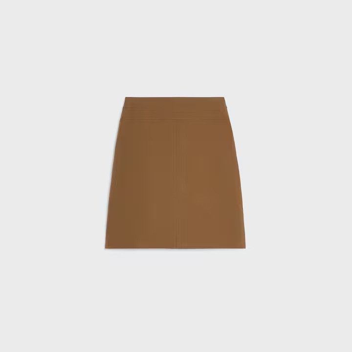 Celine os11x0526 Mini Skirt in Brown Size 26" / US 2 / IT 38 - 2 Thumbnail