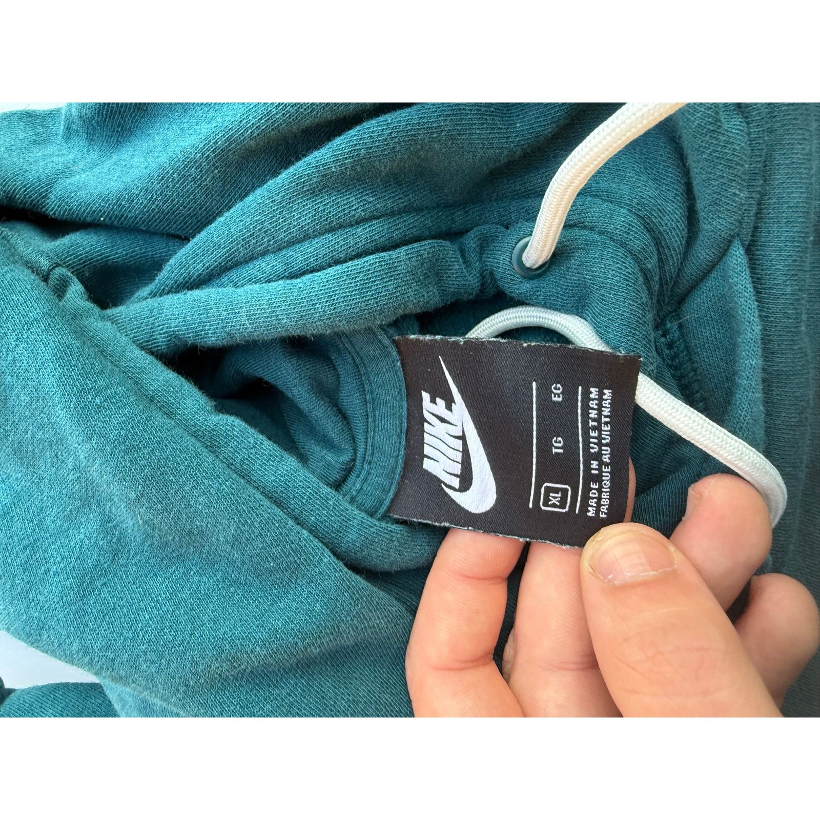 Nike Blue Nike Hoodie Size US XL / EU 56 / 4 - 2 Thumbnail
