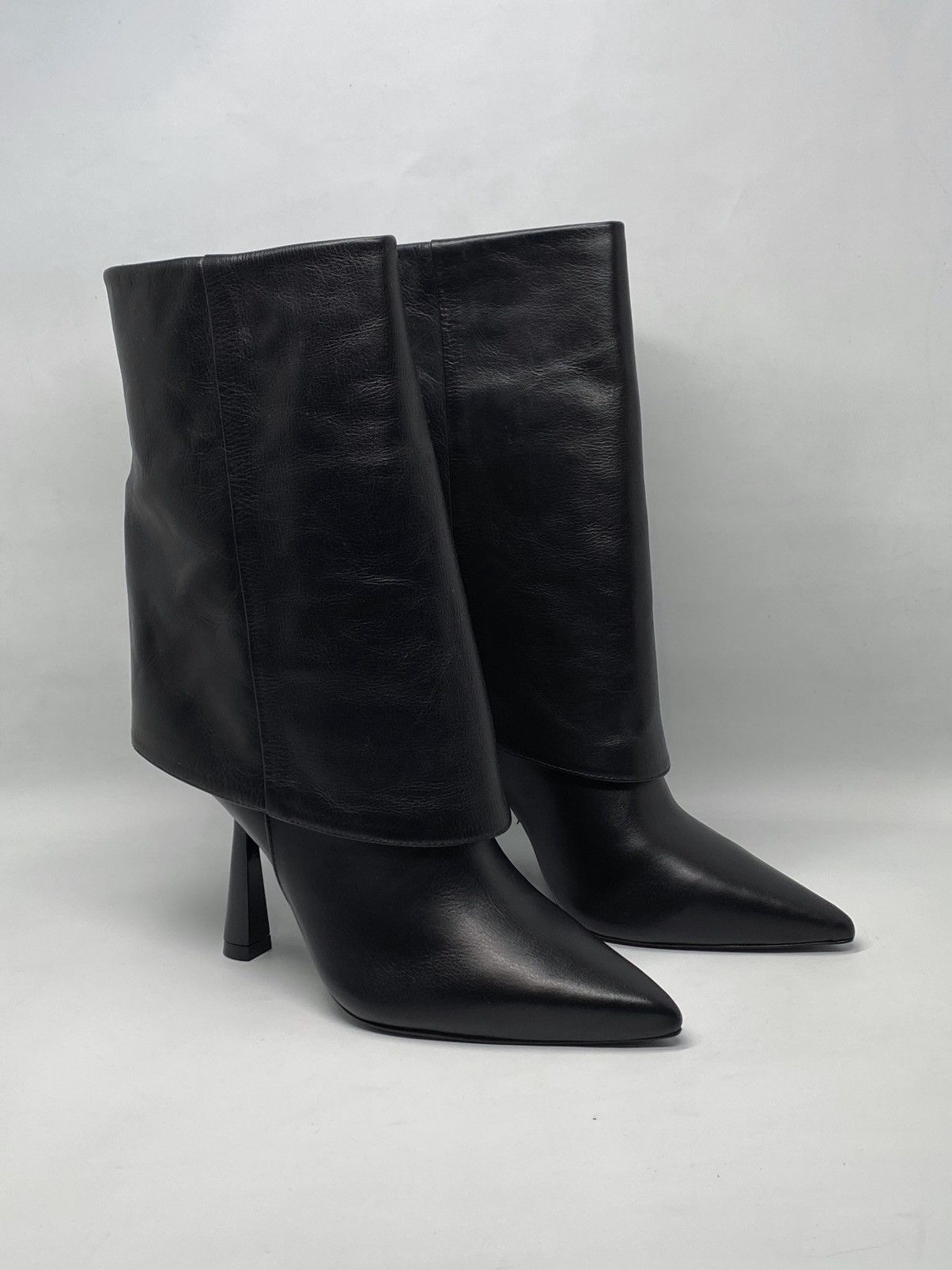 Other Black Suede Studio Cecille Leather Ankle Boots size 39 Size US 9 / IT 39 - 3 Thumbnail