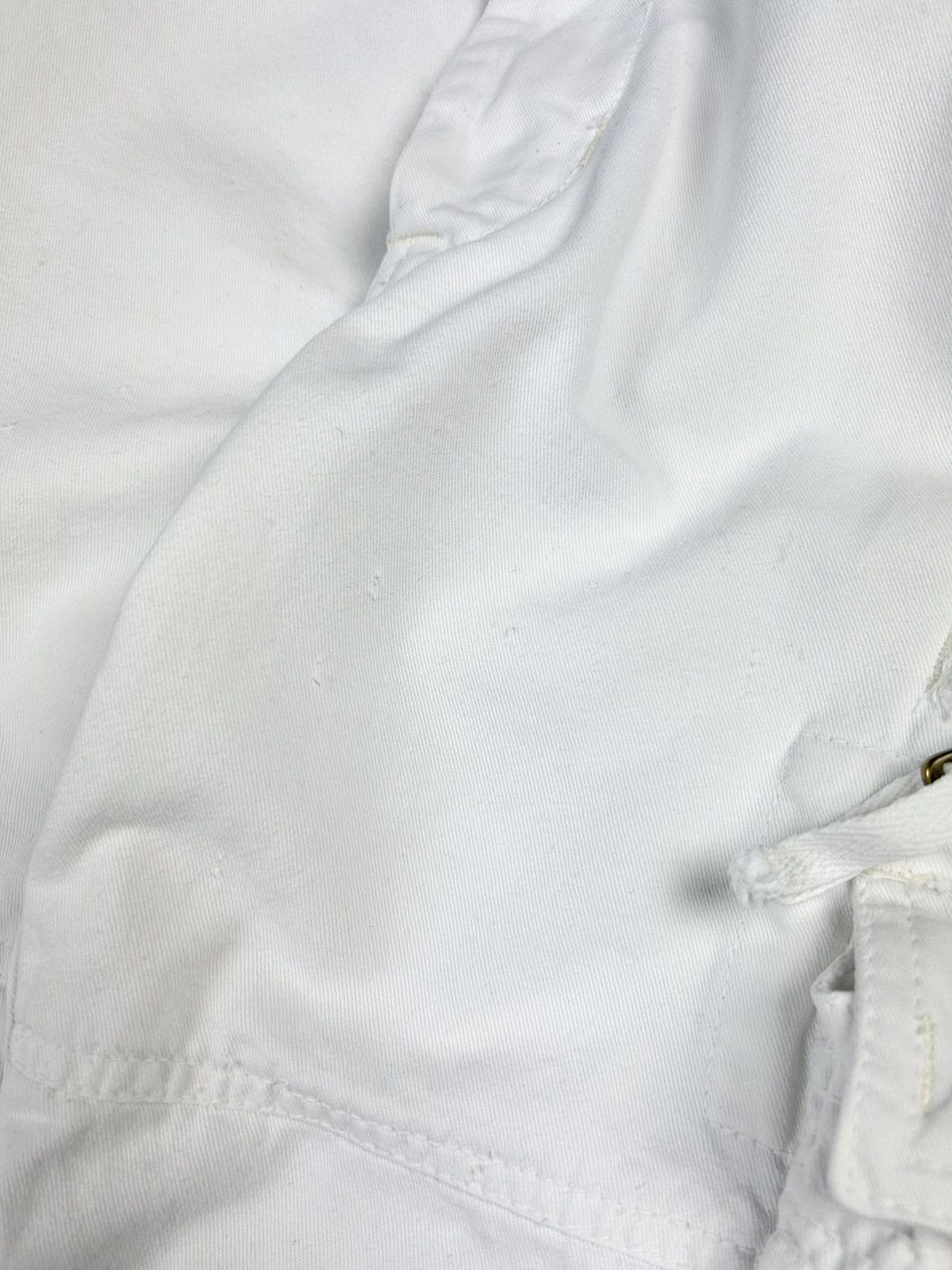 Dolce & Gabbana Dolce & Gabbana Archive White Cargo Pants Metal Logo Vintage Size US 32 / EU 48 - 22 Thumbnail