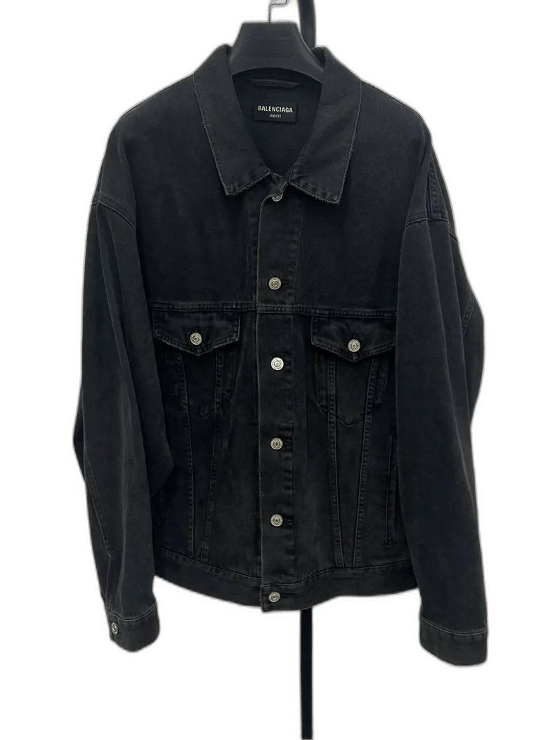 Balenciaga Balenciaga Graffiti Light-Up Denim Jacket | Grailed Balenciaga Balenciaga Graffiti Light-Up Denim Jacket | Grailed