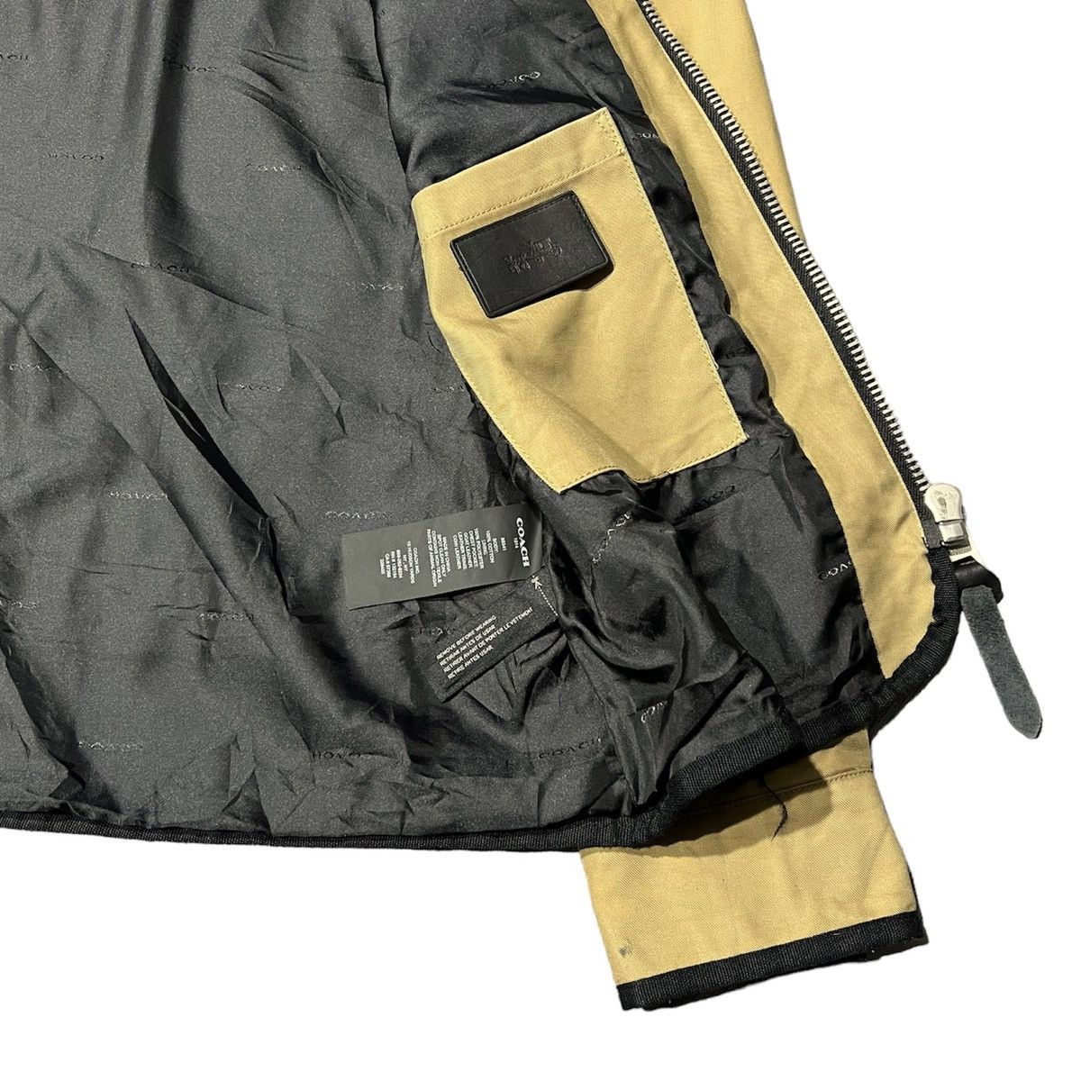 Coach × Designer RARE 👑 Coach Canvas Military Flight Jacket Size US M / EU 48-50 / 2 - 13 Thumbnail