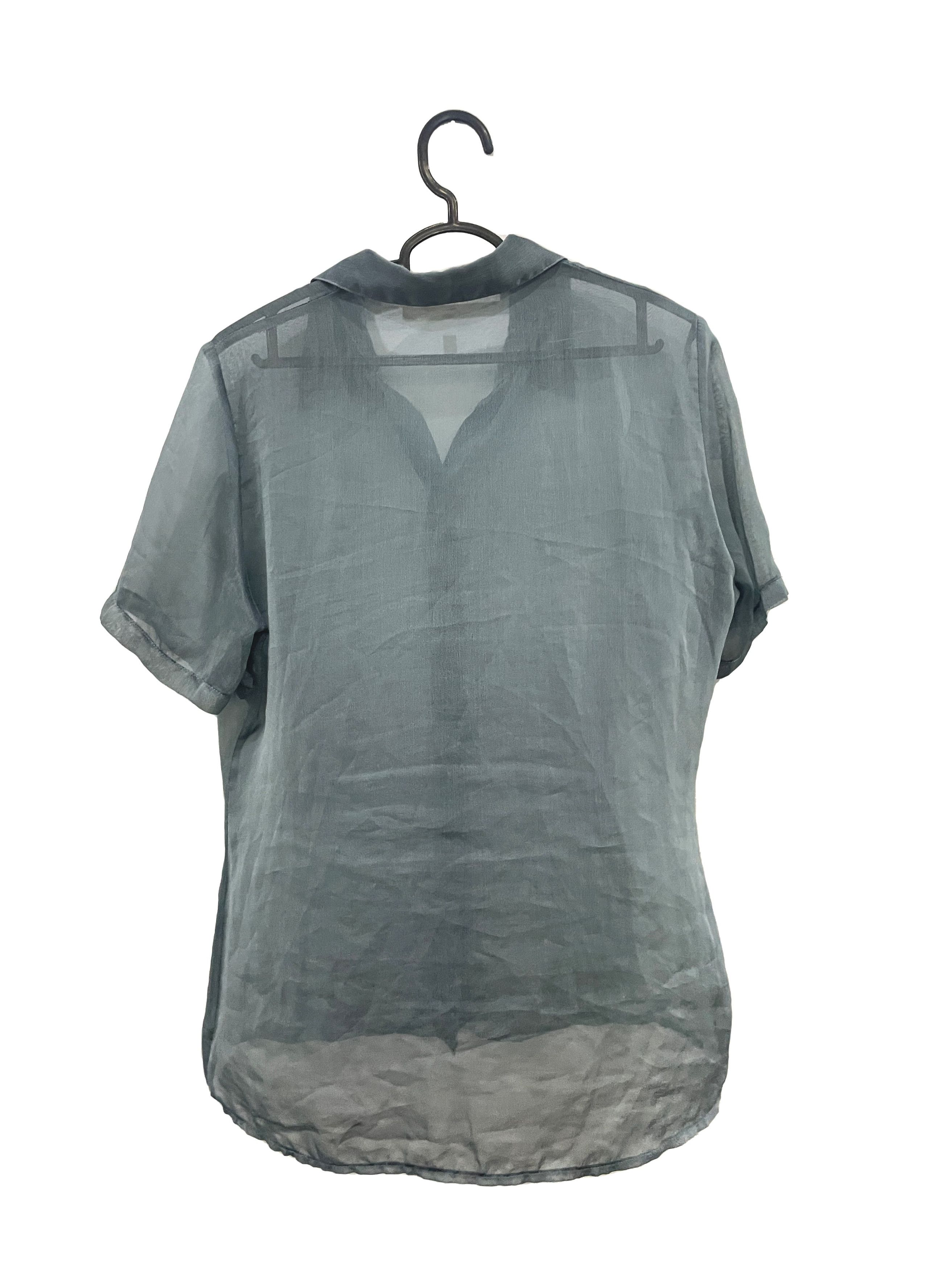 Designer × Vintage Mother of Pearl button up Size US XXS / EU 40 - 2 Thumbnail