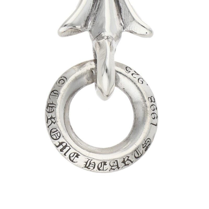 Chrome Hearts Tiny CH Cross Silver Necklace