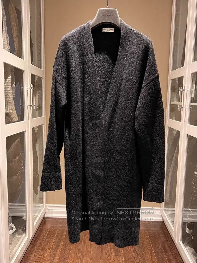 Balenciaga Balenciaga Wool Long Cardigan Size XS / US 0-2 / IT 36-38 - 1 Thumbnail