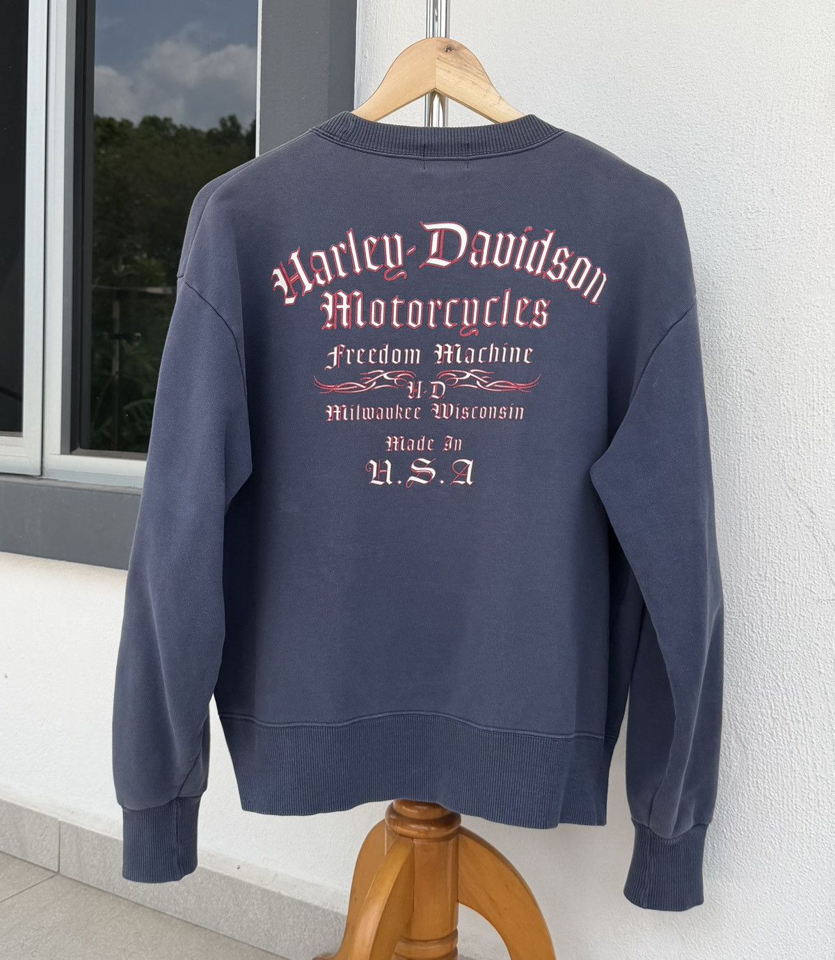 Harley Davidson Vintage Harley-Davidson HD Motorcycle Crewneck Sweatshirt Size US L / EU 52-54 / 3 - 6 Thumbnail