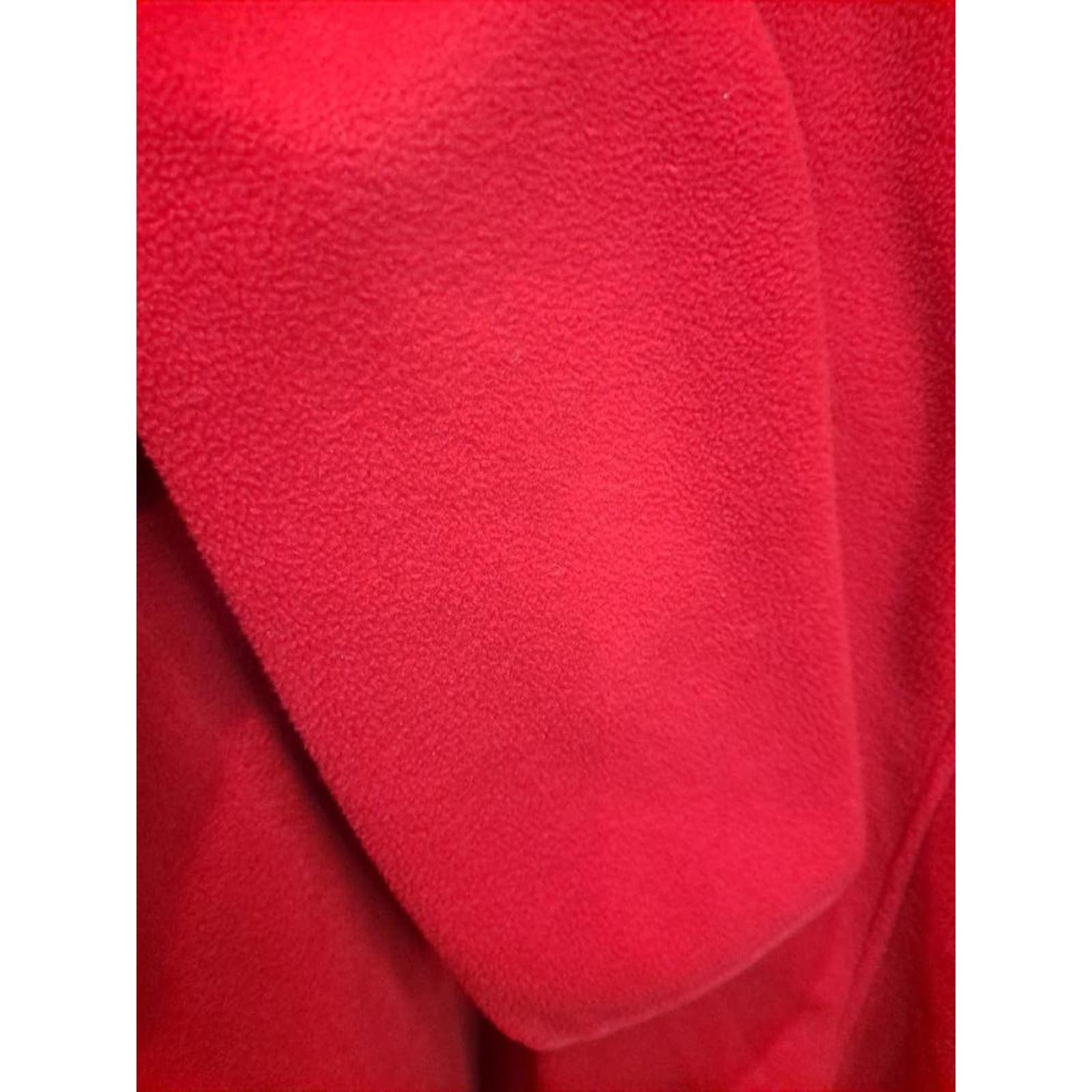 Lauren Ralph Lauren Lauren‎ Ralph Lauren Red Full Zip Fleece with Crest Size L / US 10 / IT 46 - 5 Thumbnail