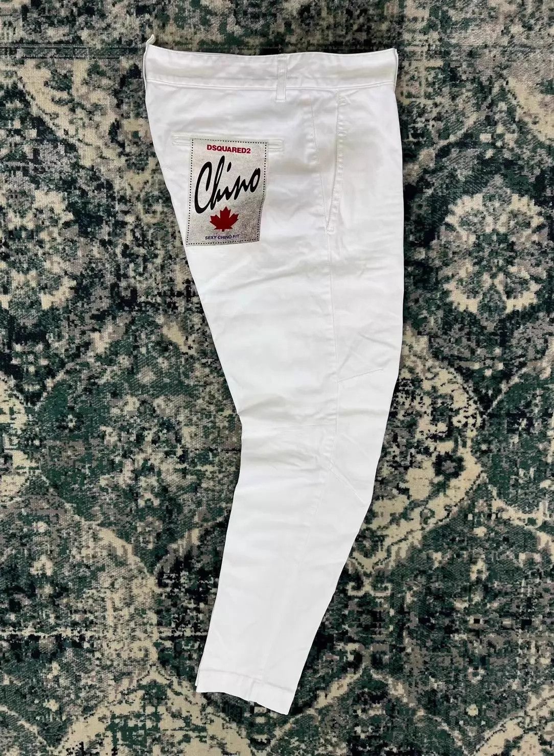 Dsquared2 Dsquared2 SS23 White Slim 9-Cropped Casual Pants Size US 30 / EU 46 - 3 Thumbnail