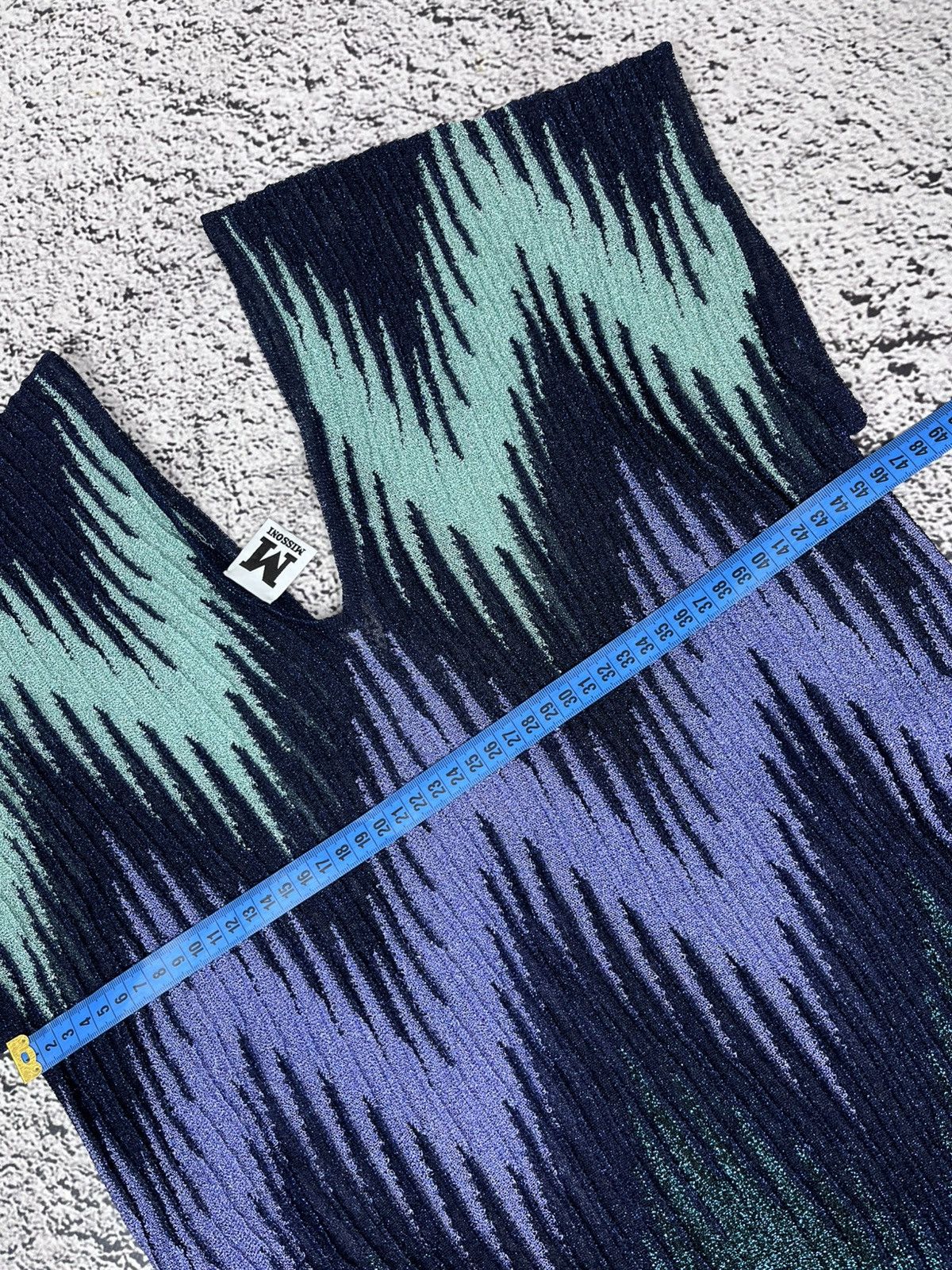 Missoni Missoni SS2019 Zig Zag V Neck Metallic Pleated Top Size 38 Size XS / US 0-2 / IT 36-38 - 10 Thumbnail