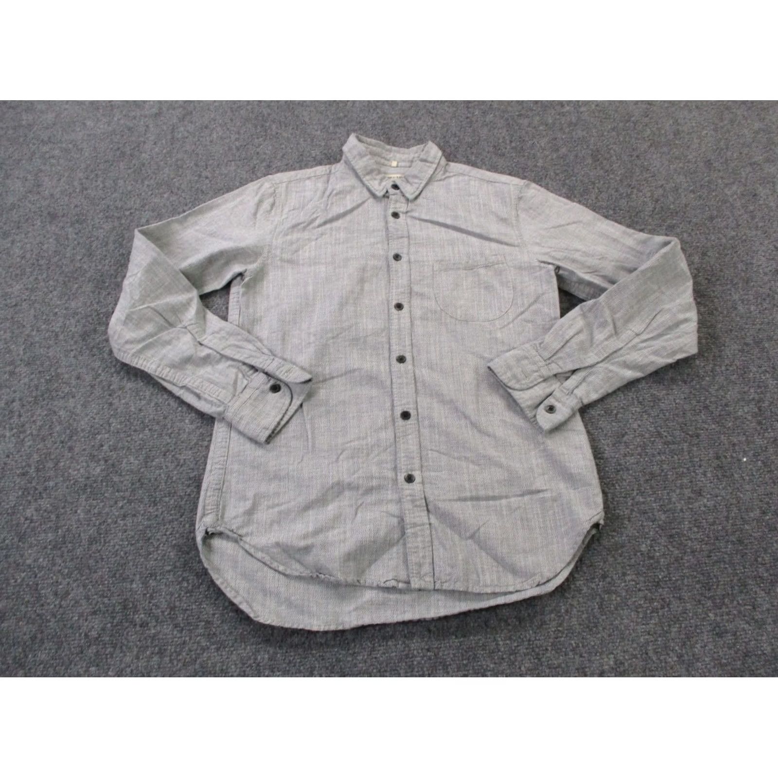 Levi's Levis Shirt Womens 0 Gray Denim Made & Crafted Western Casual Shirt Womens 0 Gray Denim Made & Crafted Western Casual Size XS / US 0-2 / IT 36-38 - 2 Thumbnail