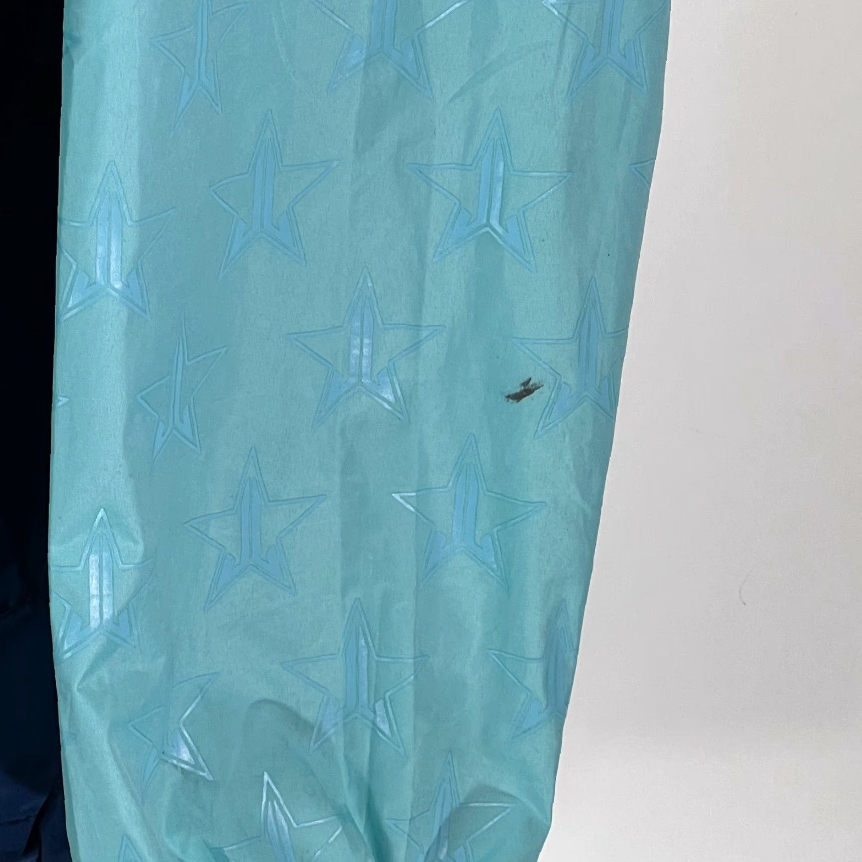 Vintage Jeffree Star Cosmetics Womens Coat Rain Blue Hooded Full Zip Size L Size L / US 10 / IT 46 - 5 Thumbnail