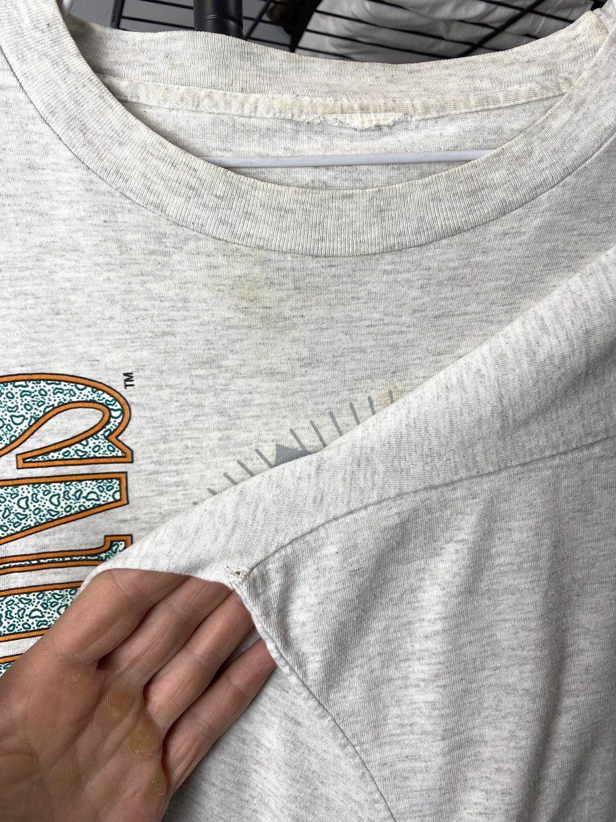 NFL Vintage 1995 NFL Dolphins Miami T Shirt Size US XL / EU 56 / 4 - 9 Thumbnail