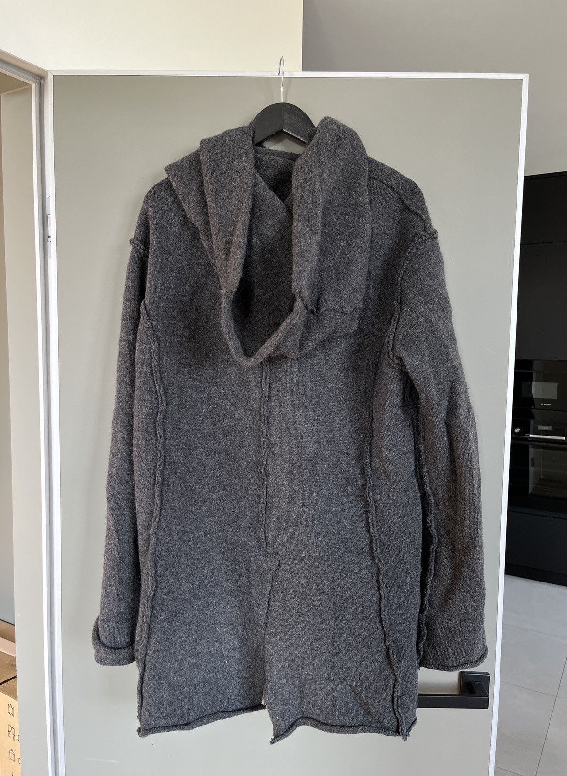 Other Milieu Norwegian Avant Garde Heavy Deconstructed Wool Coat Size US L / EU 52-54 / 3 - 13 Thumbnail