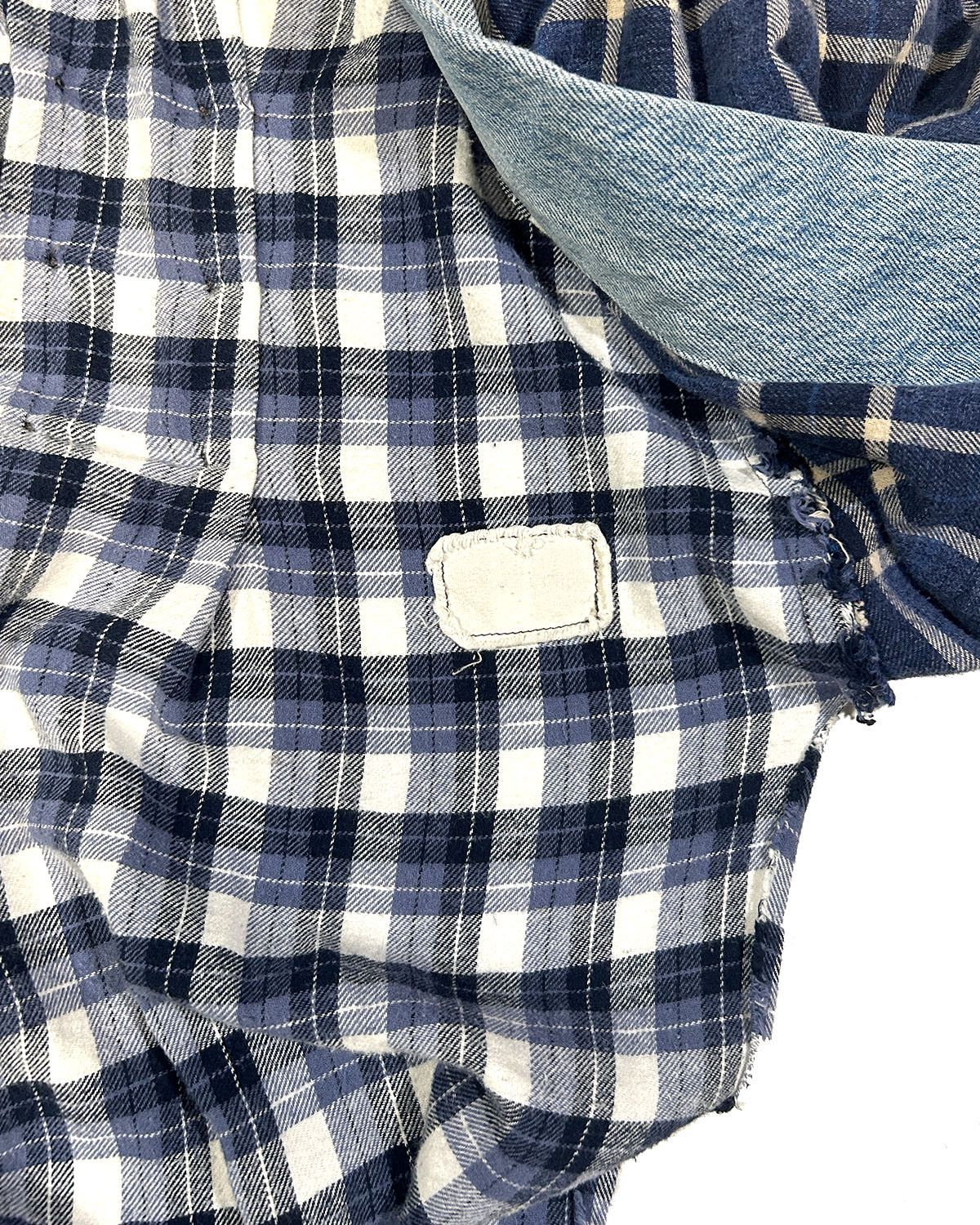 Greg Lauren GREG LAUREN WOMEN'S MIXED PLAID KIMONO Size M / US 6-8 / IT 42-44 - 5 Thumbnail