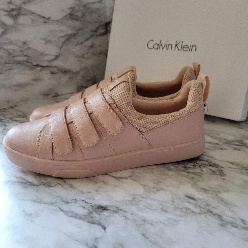 Calvin Klein Calvin Klein Velcro Sneakers 6 Nude Pink Size US 6 / IT 36 - 2 Thumbnail