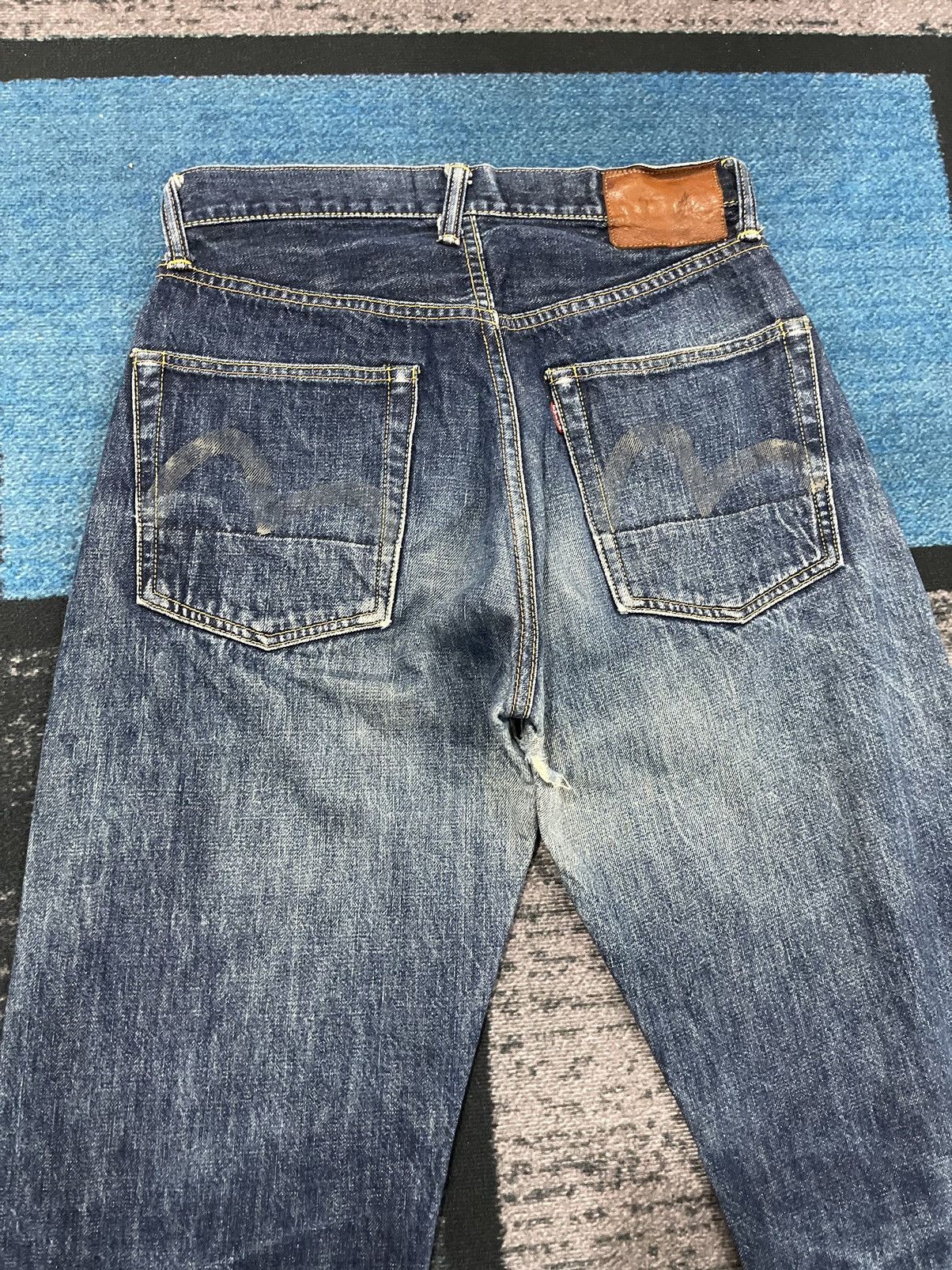 Evisu Vintage Evisu No.2 Selvedge Distressed Denim Pants Size US 29 - 6 Thumbnail