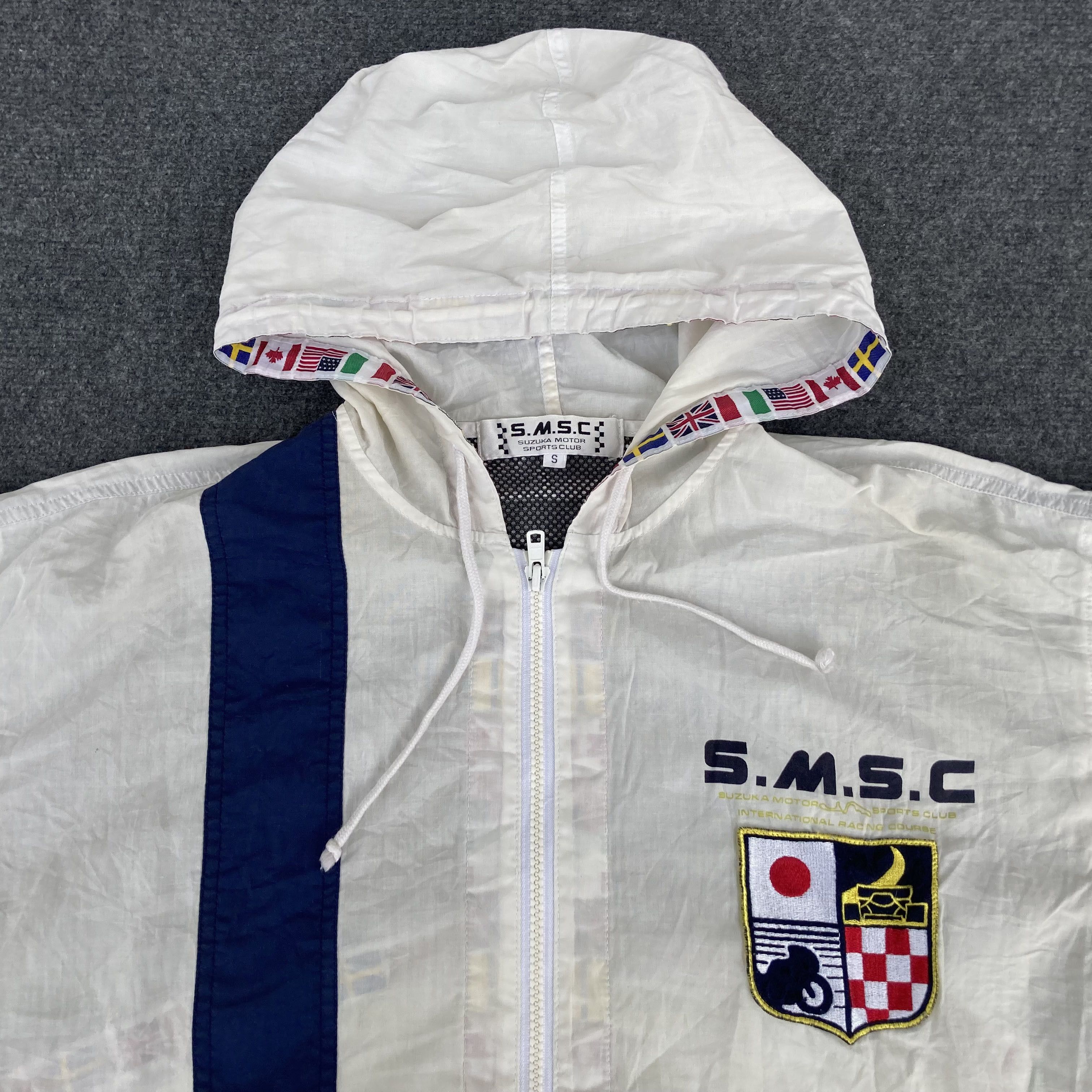 Japanese Brand × Vintage Vintage S.M.S.C Motorsport Racing 90s 80s Sweater Size US M / EU 48-50 / 2 - 2 Thumbnail