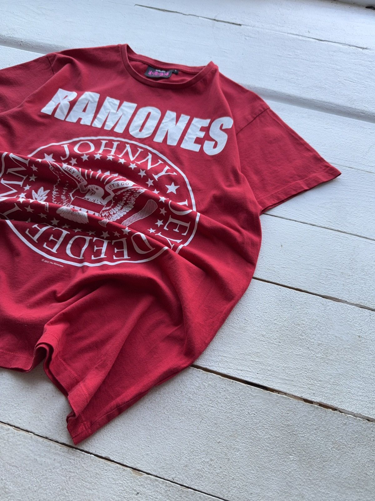 Band Tees VINTAGE 2011 BAND RAMONES Logo MUSIC LEGEND Y2K 90s Style Size US L / EU 52-54 / 3 - 3 Thumbnail