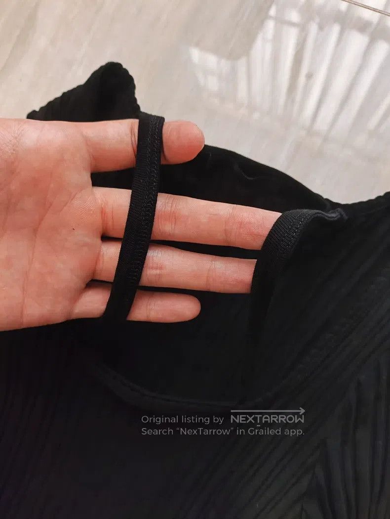 Helmut Lang Helmut Lang Double Strap Black Knit Tank Top Size S / US 4 / IT 40 - 4 Thumbnail