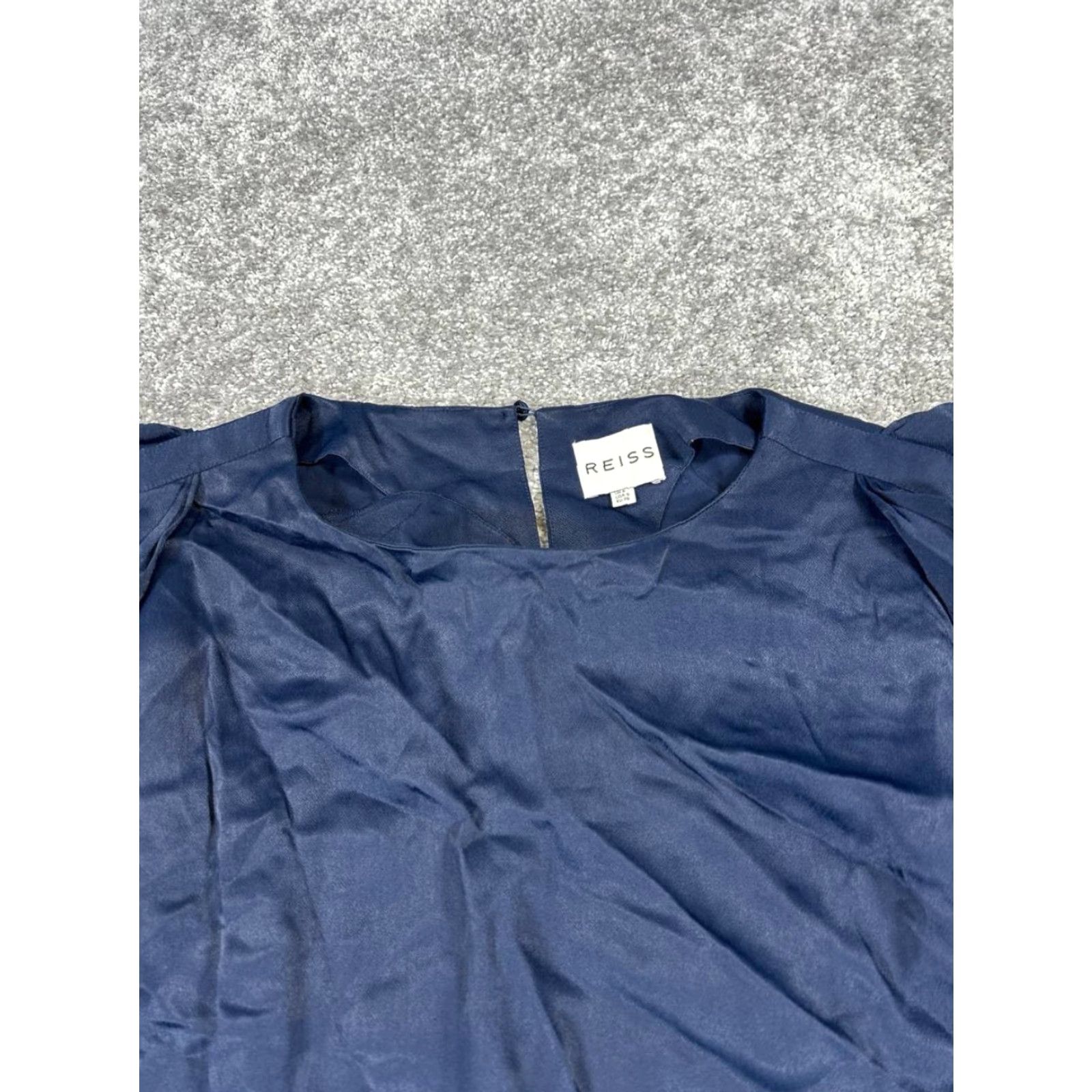 Reiss Reiss Dress Womens Blouson 4 Blue Size S / US 4 / IT 40 - 2 Thumbnail