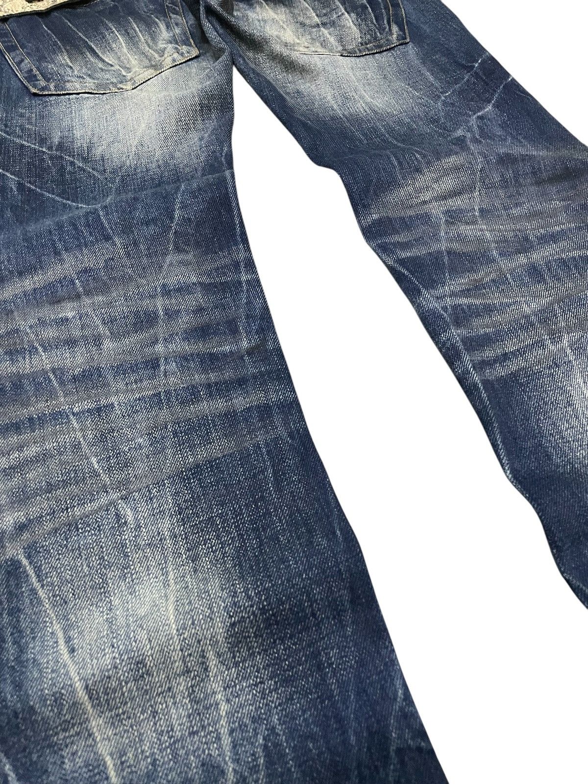 Hysteric Glamour × semanticdesign Semantic Design Japan Snake Skin Flap Pocket Muddy Jeans Size US 30 / EU 46 - 20 Thumbnail