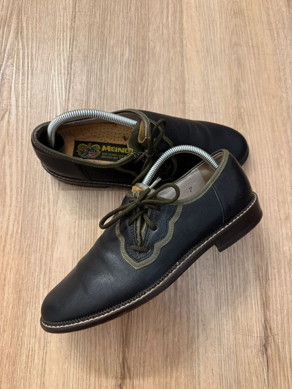 Vintage Meindl Vintage Leather size 41 Black Size US 8 / EU 41 - 1 Thumbnail