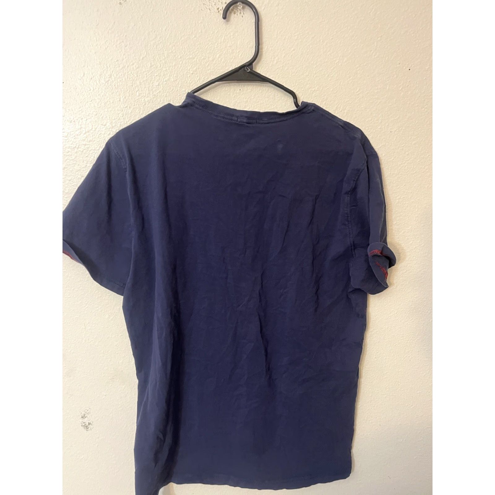 Tommy Hilfiger Tommy Hilfiger Mens T-Shirt Small Crew Neck Short Sleeve Blue Graphic Vintage? (Note: Original size M, not vintage indicated) Size US M / EU 48-50 / 2 - 2 Thumbnail