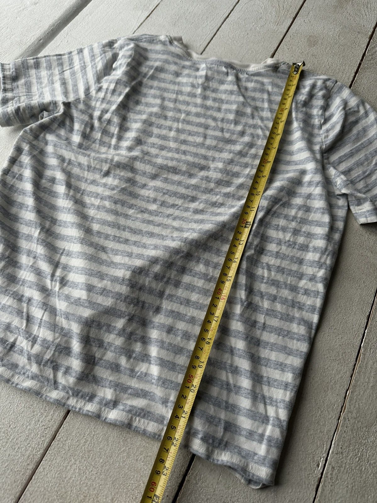 Cos 🚨 COS STRIPED LUXURY WOMEN T-SHIRT BLUE WHITE Size M / US 6-8 / IT 42-44 - 15 Thumbnail