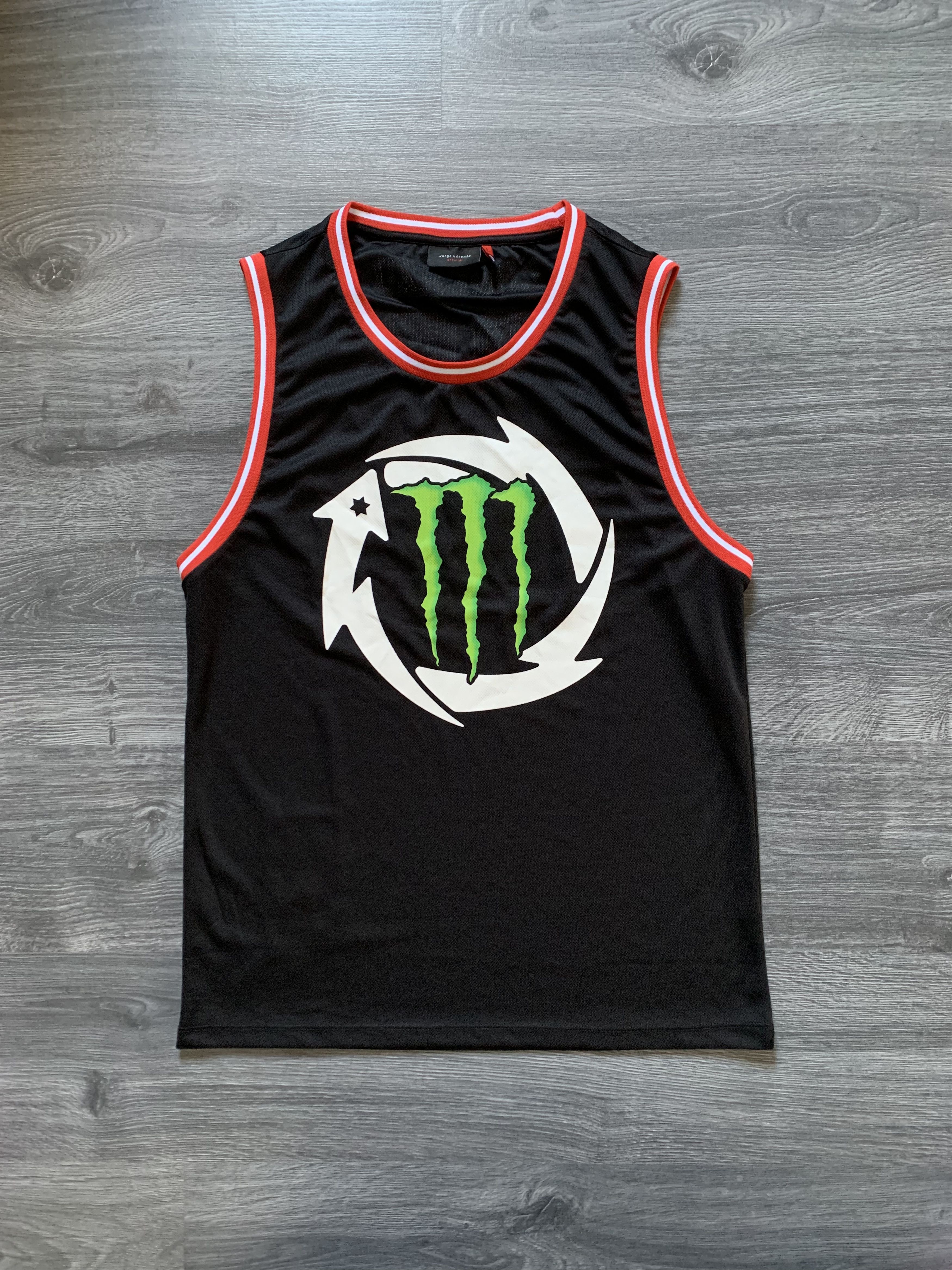 Vintage Monster Basketball Jersey tank top Jorge Lorenzo Size US L / EU 52-54 / 3 - 1 Thumbnail
