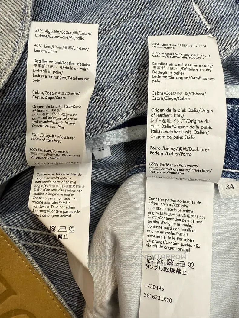 Loewe Loewe Women's denim jacket + shorts set Size XXS / US 00 / IT 34 - 9 Thumbnail