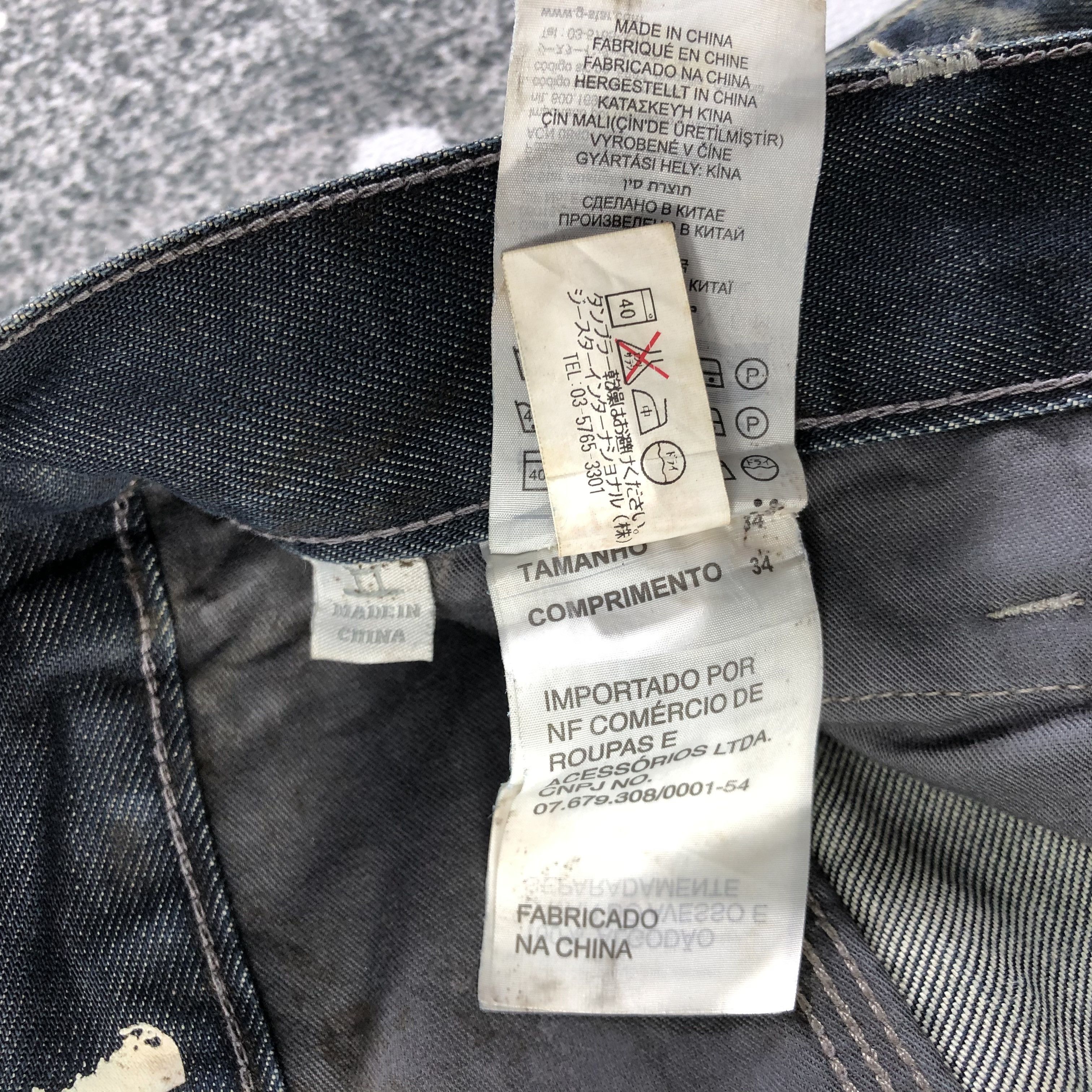 G-Star G Star Raw Jeans Rusty Wash Denim KJ1890 Size US 34 / EU 50 - 13 Thumbnail