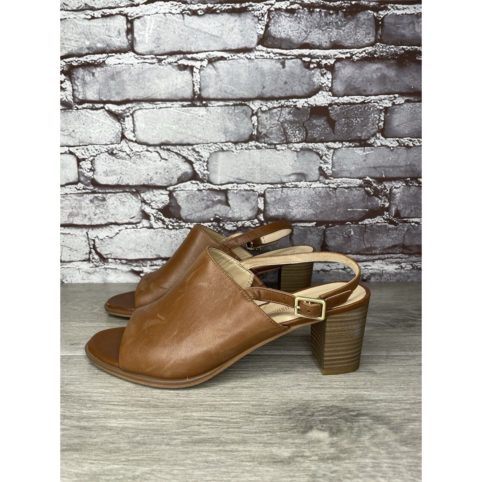 Clarks Clarks Brown Leather Casual Ankle Strap Open Toe Sandals Wom Size US 8.5 / IT 38.5 - 10 Thumbnail