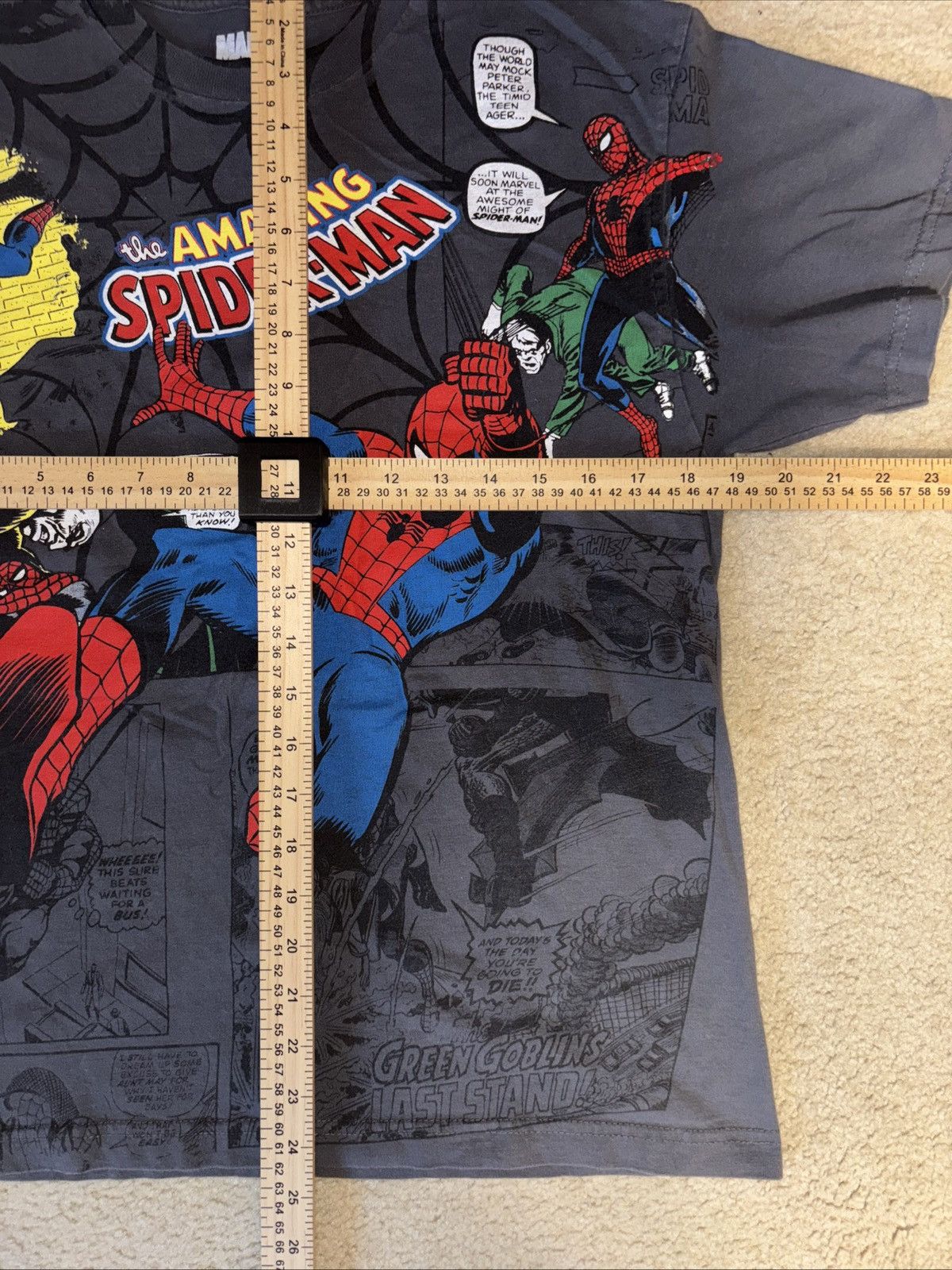 Marvel Comics The Amazing Spider-Man Marvel Comics 2011 Mens XL AOP Shirt Size US XL / EU 56 / 4 - 3 Thumbnail