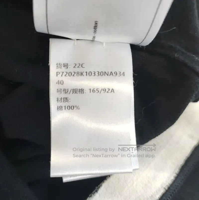 Chanel Chanel Black Cotton T-shirt with Unique Design . Size L / US 10 / IT 46 - 5 Thumbnail