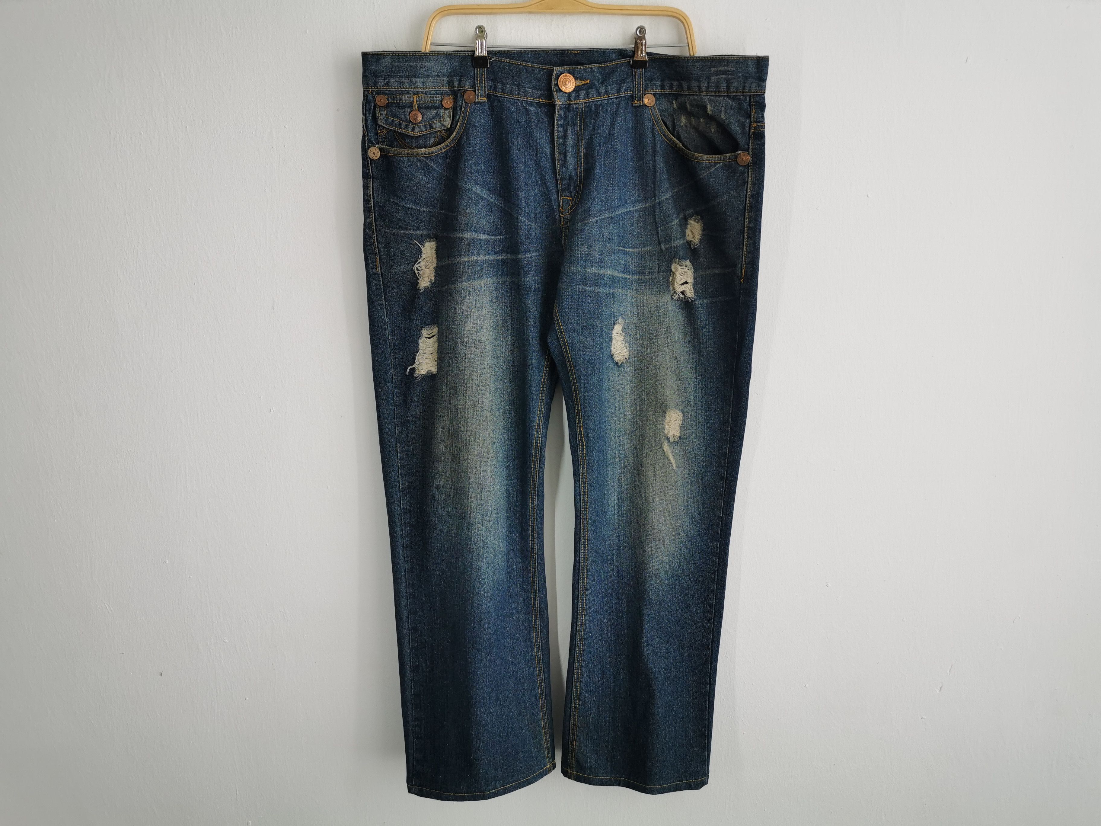True Religion Vintage 90s True Religion Denim Jeans Made In USA Size 42 Size US 42 / EU 58 - 2 Thumbnail